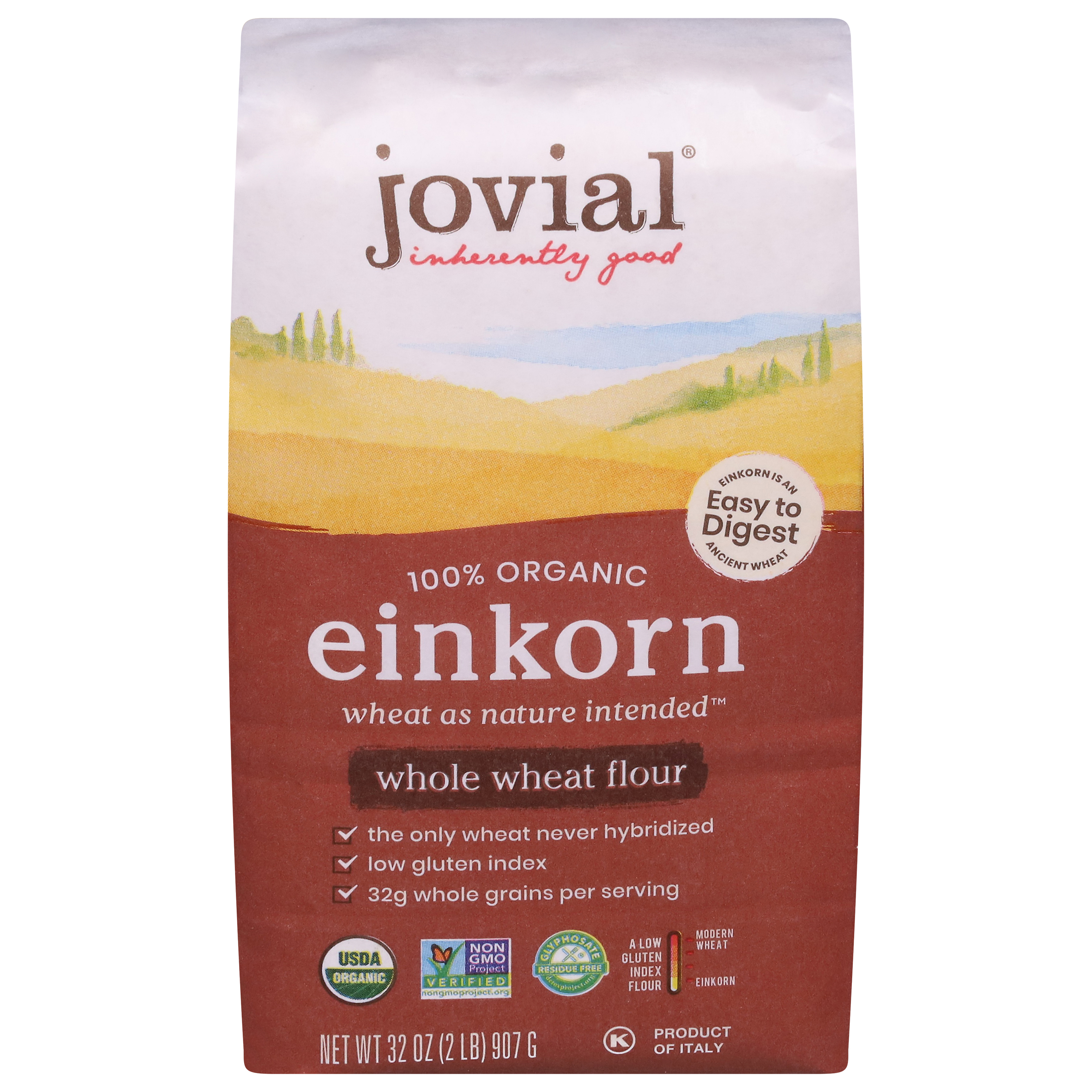 Jovial Einkorn Whole Wheat 100% Organic Flour