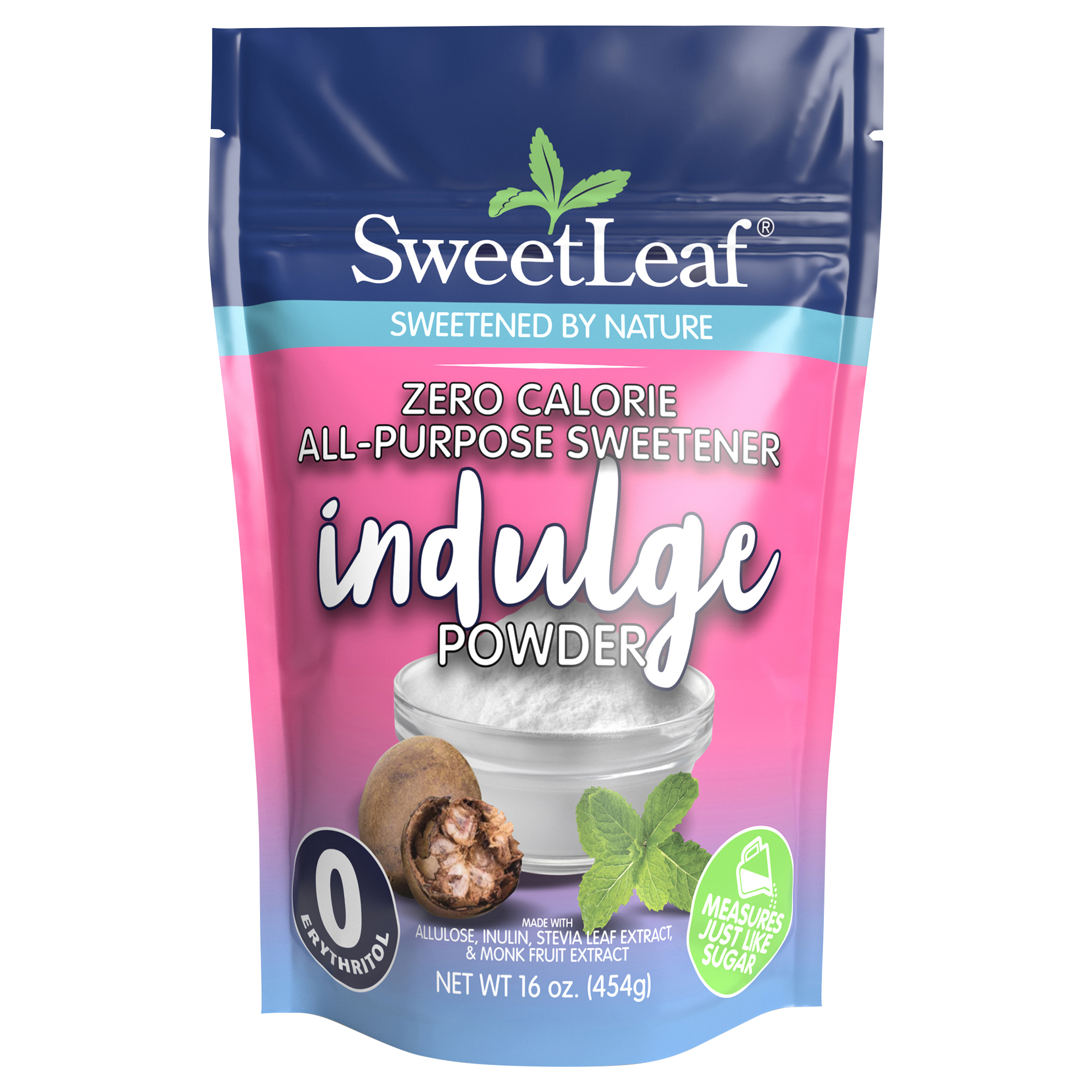 Indulge Powder, Zero Calorie      All-Purpose Sweetener,