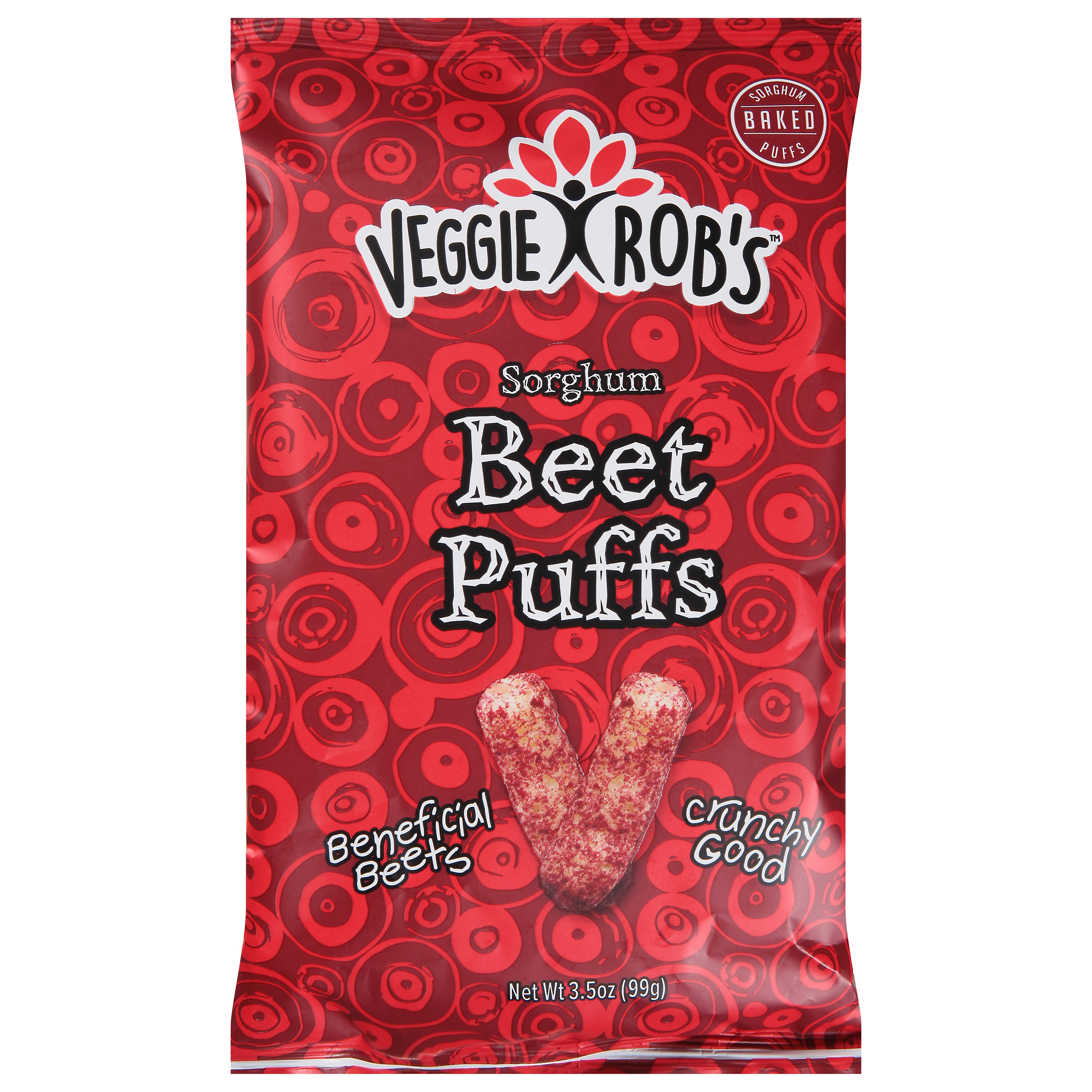 Veggie Rob's Sorghum Baked Beet Puffs