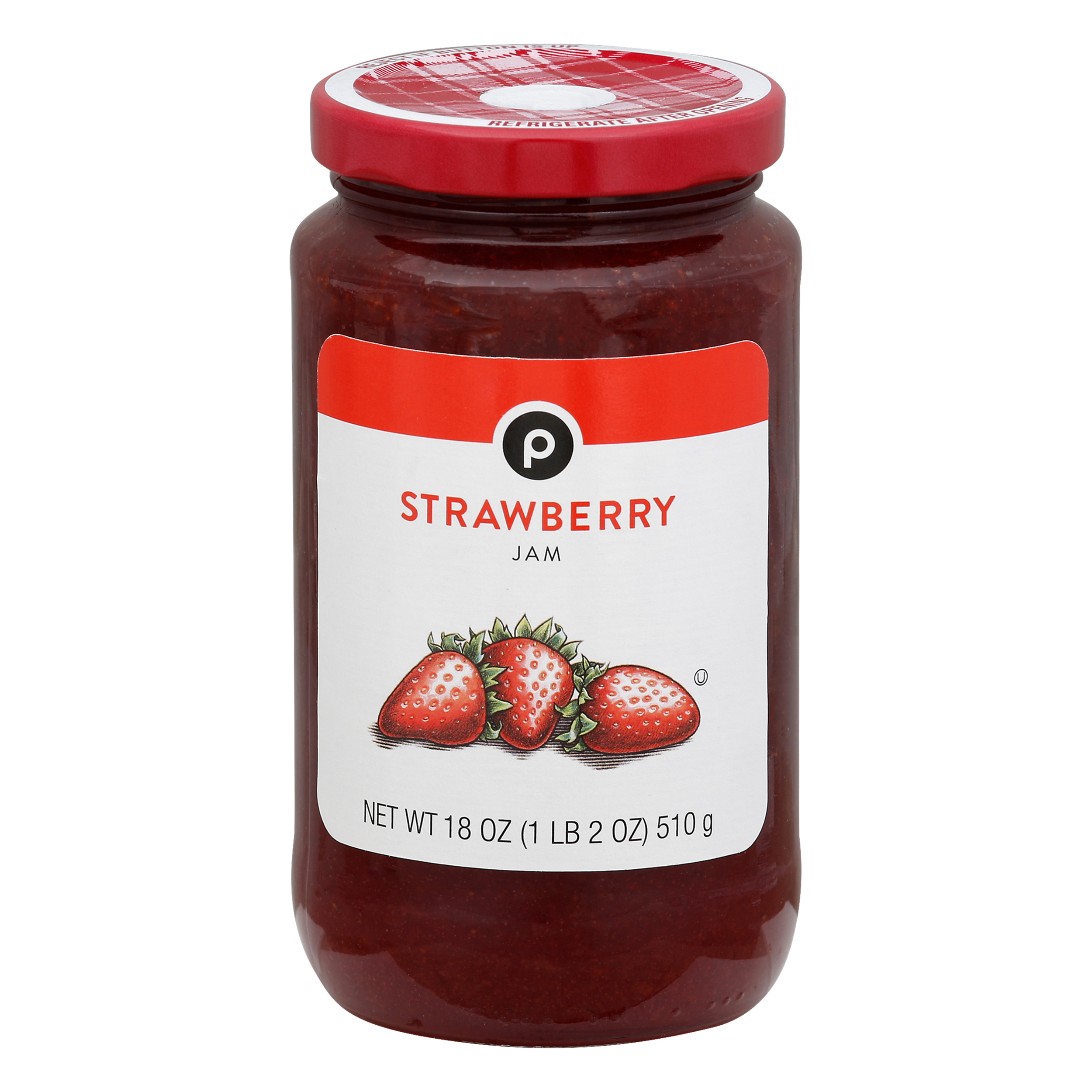 Publix Strawberry Jam 18.0 oz JAR