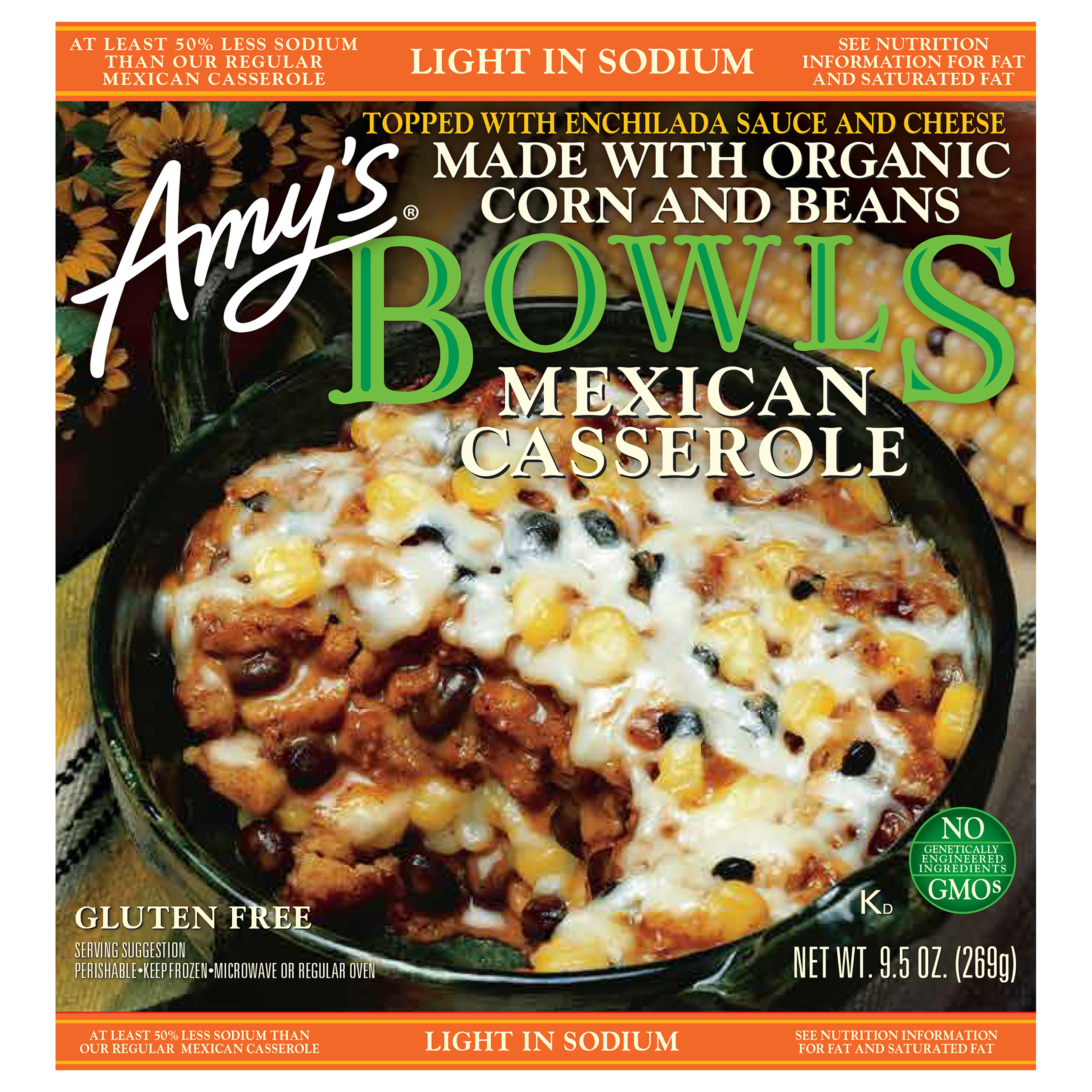 Light in Sodium Mexican Casserole Bowl