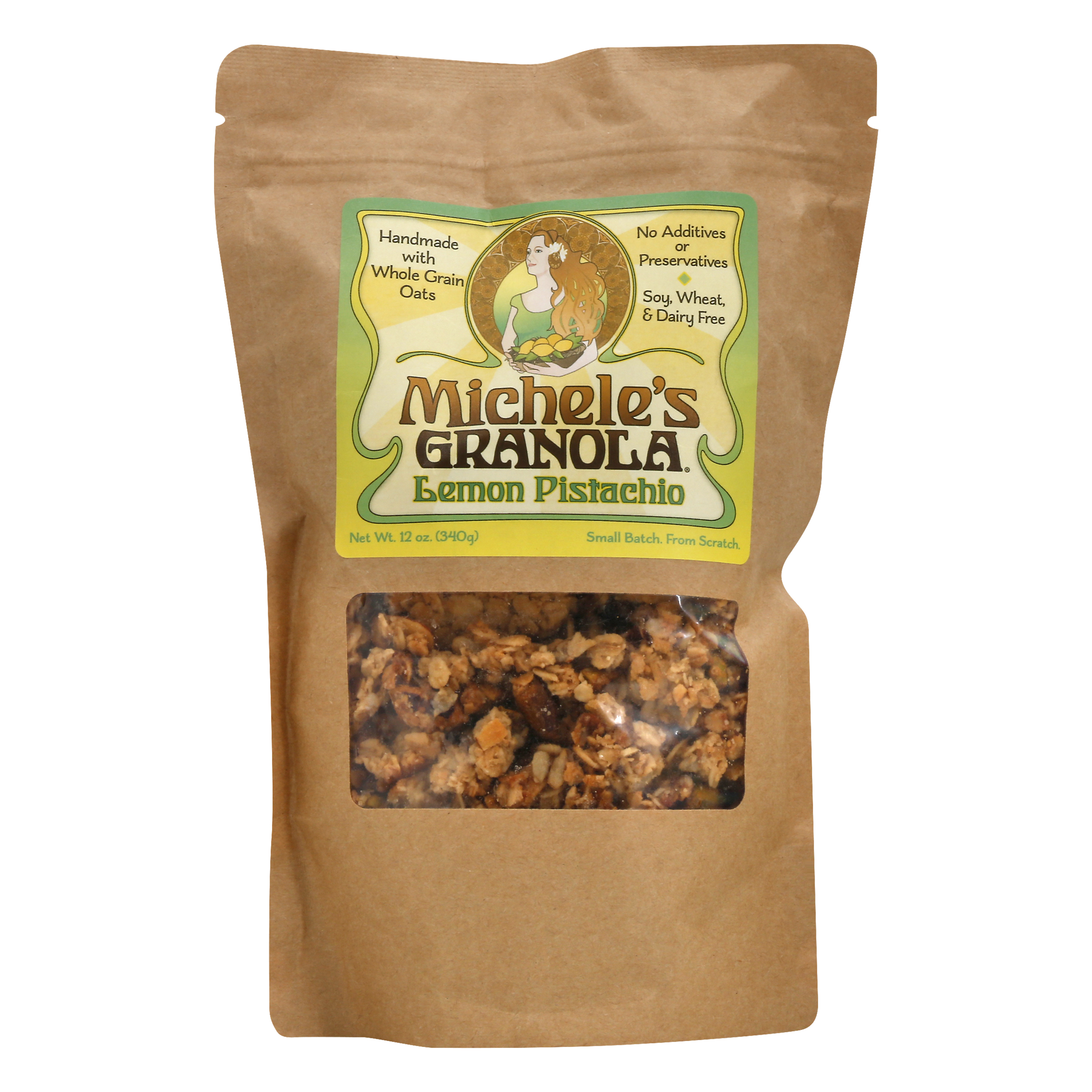Micheles Granola Lemon Pistachio
