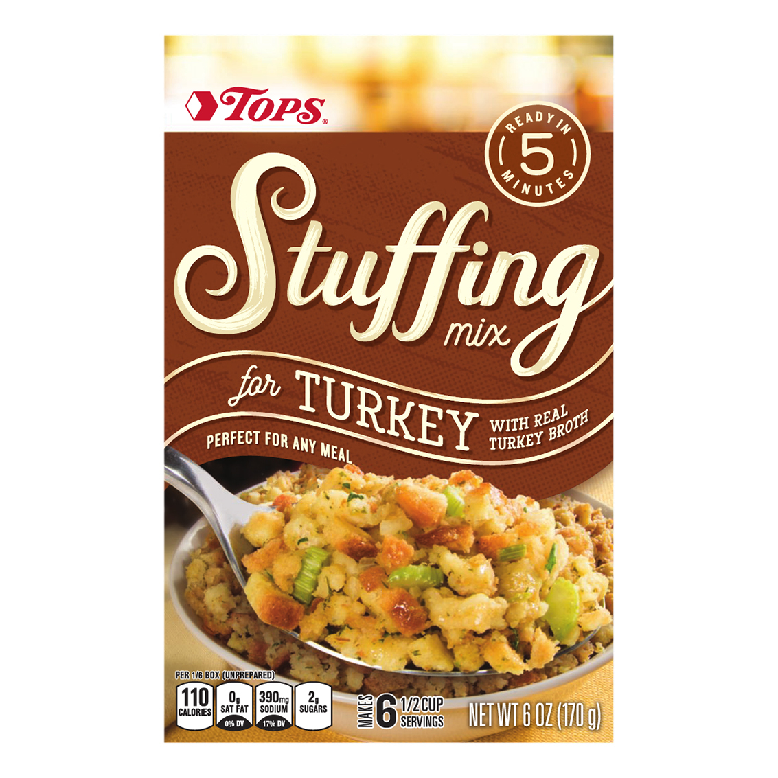 Tops Stuffing Mix for Turkey 6 oz