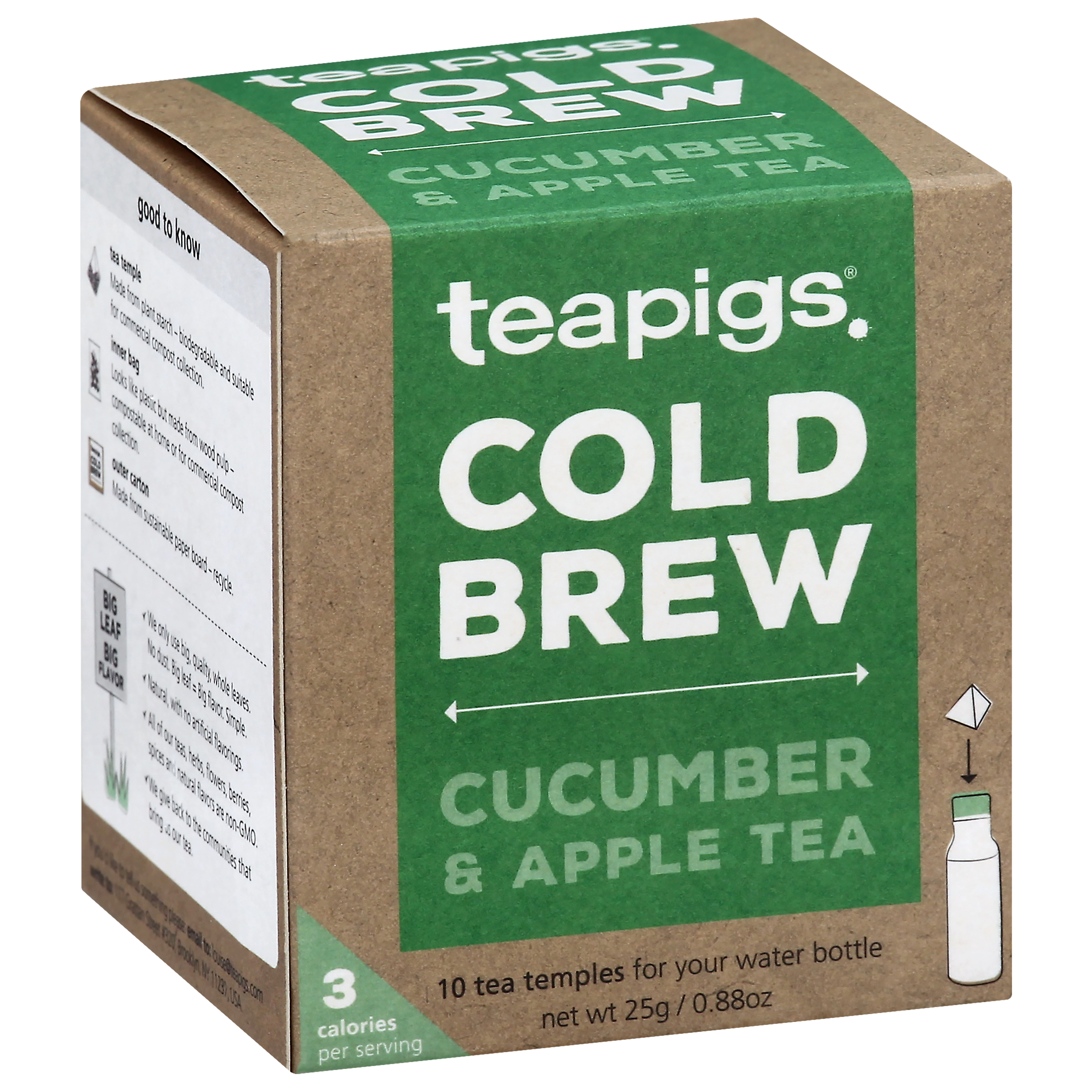 Teapigs Temples Cold Brew Cucumber & Apple Tea