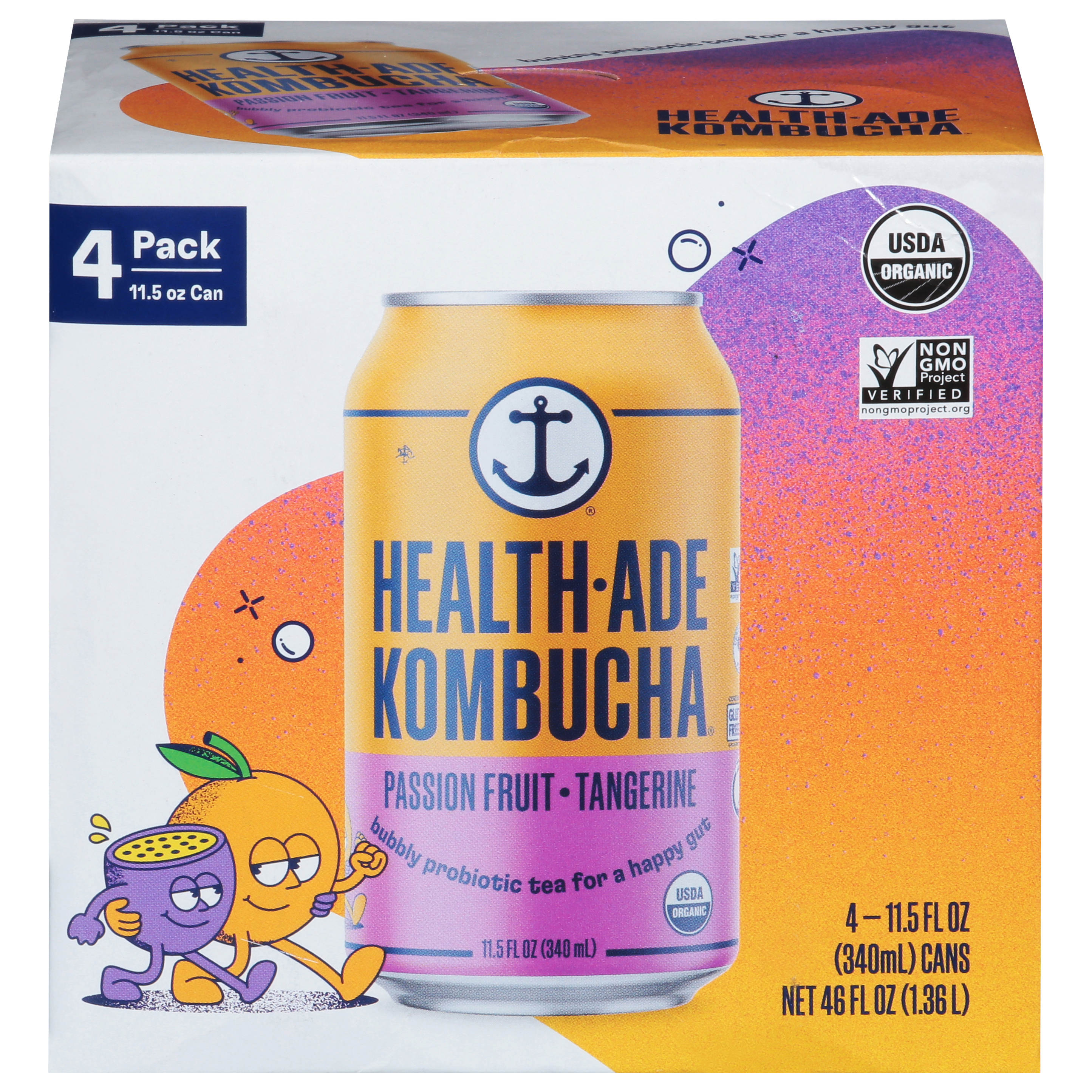 Health-Ade Passion Fruit Tangerine Kombucha