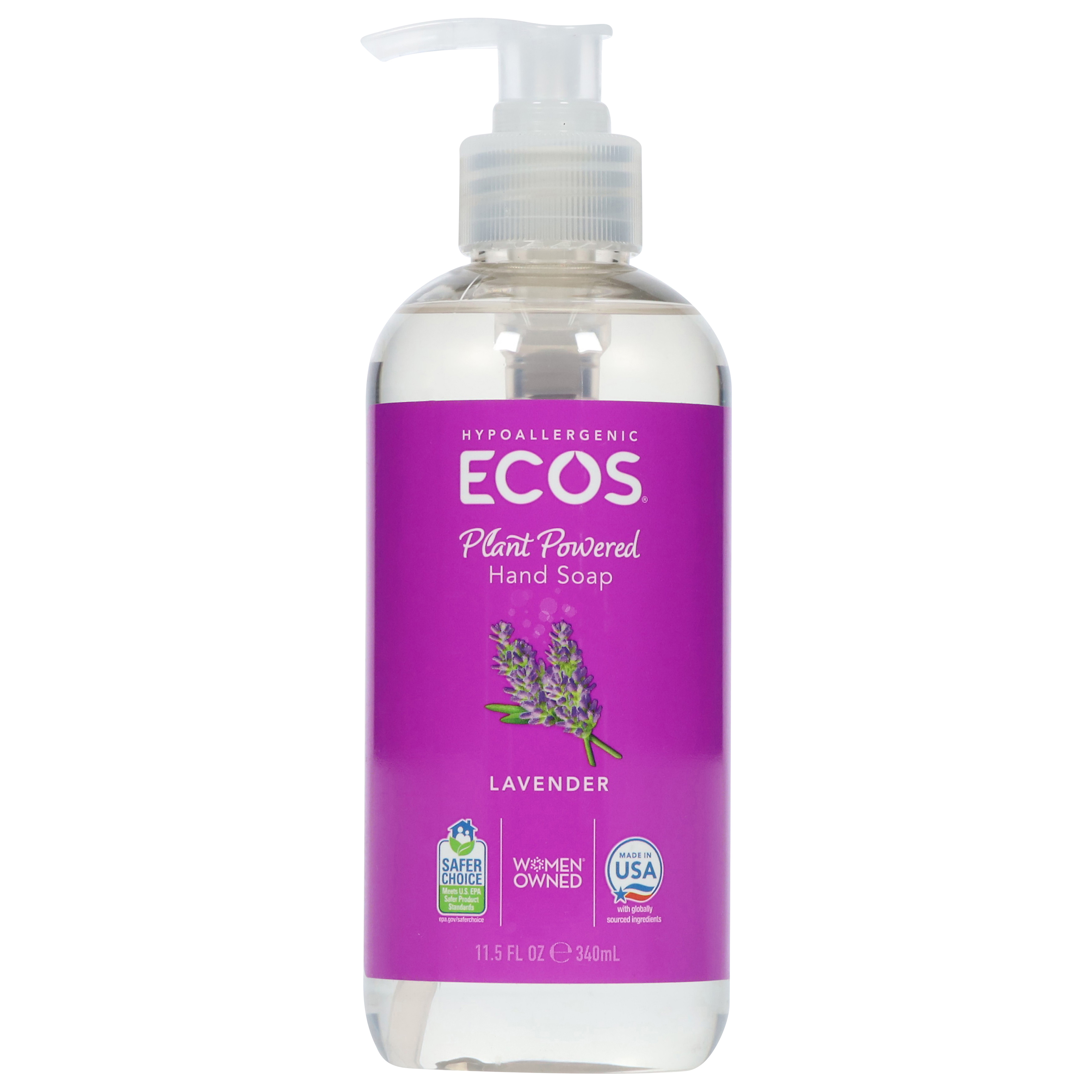 Ecos Plant Powered Lavender Hand Soap