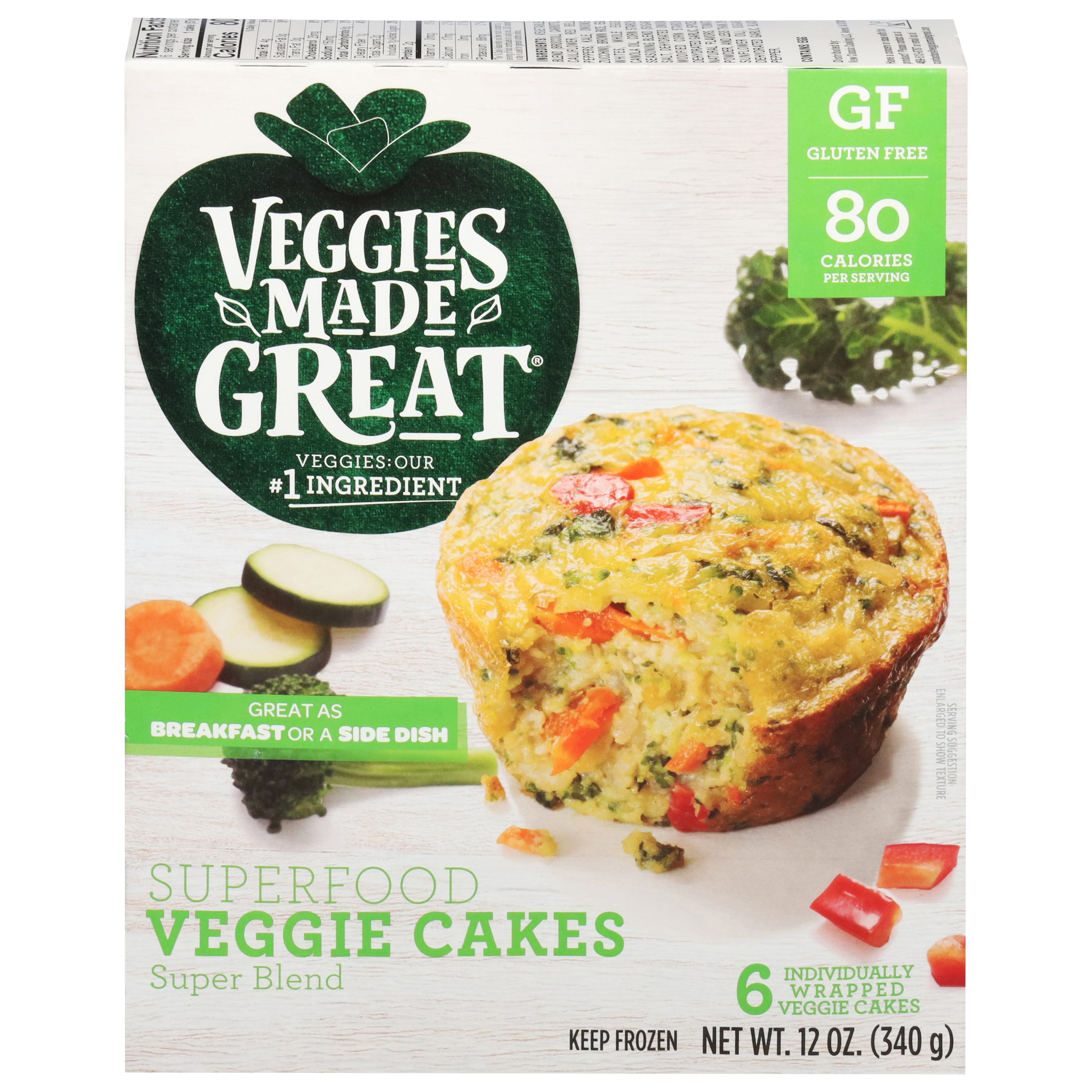 Veggies Made Great Superfood Super Blend Veggie Cakes