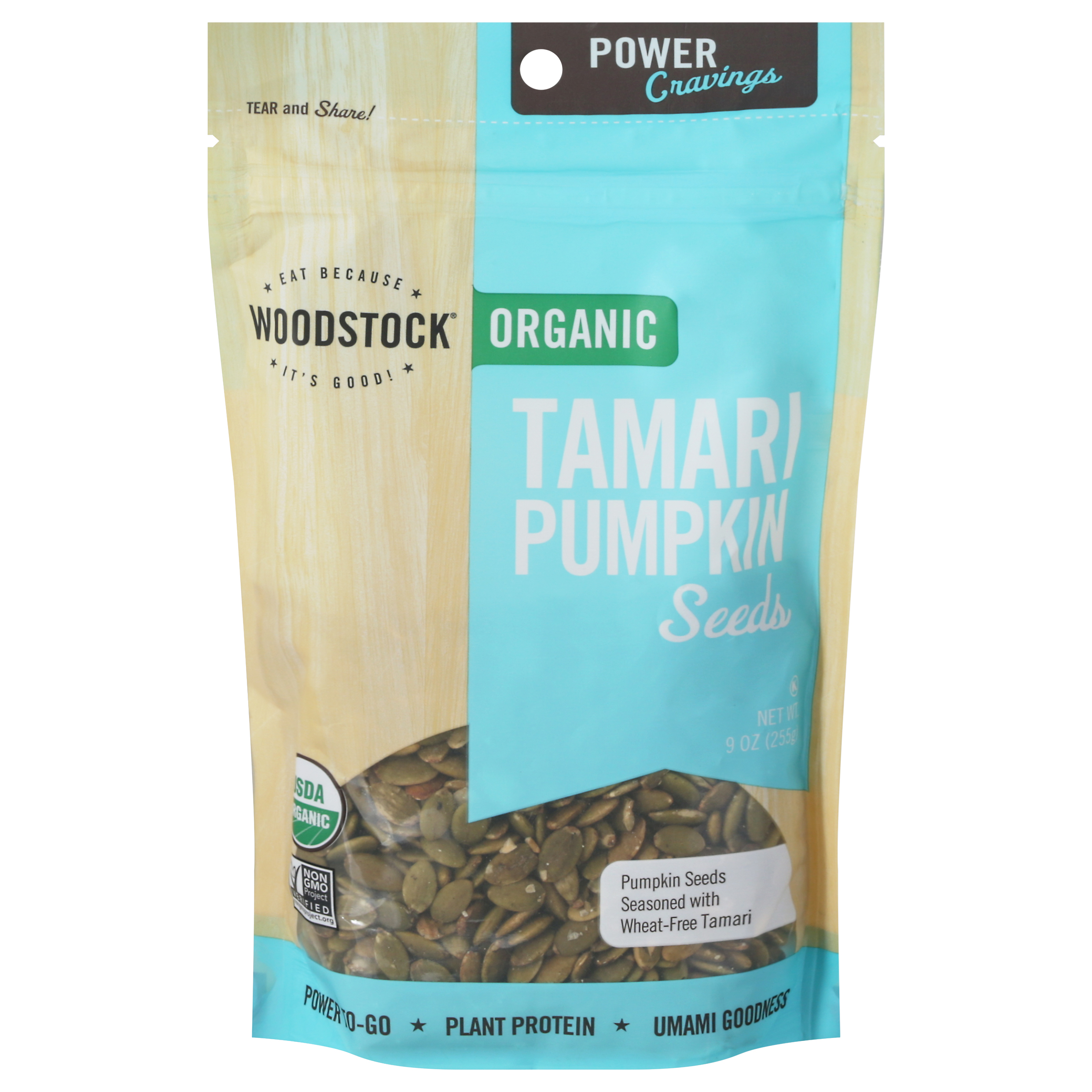 Woodstock Tamari Pumpkin Seeds