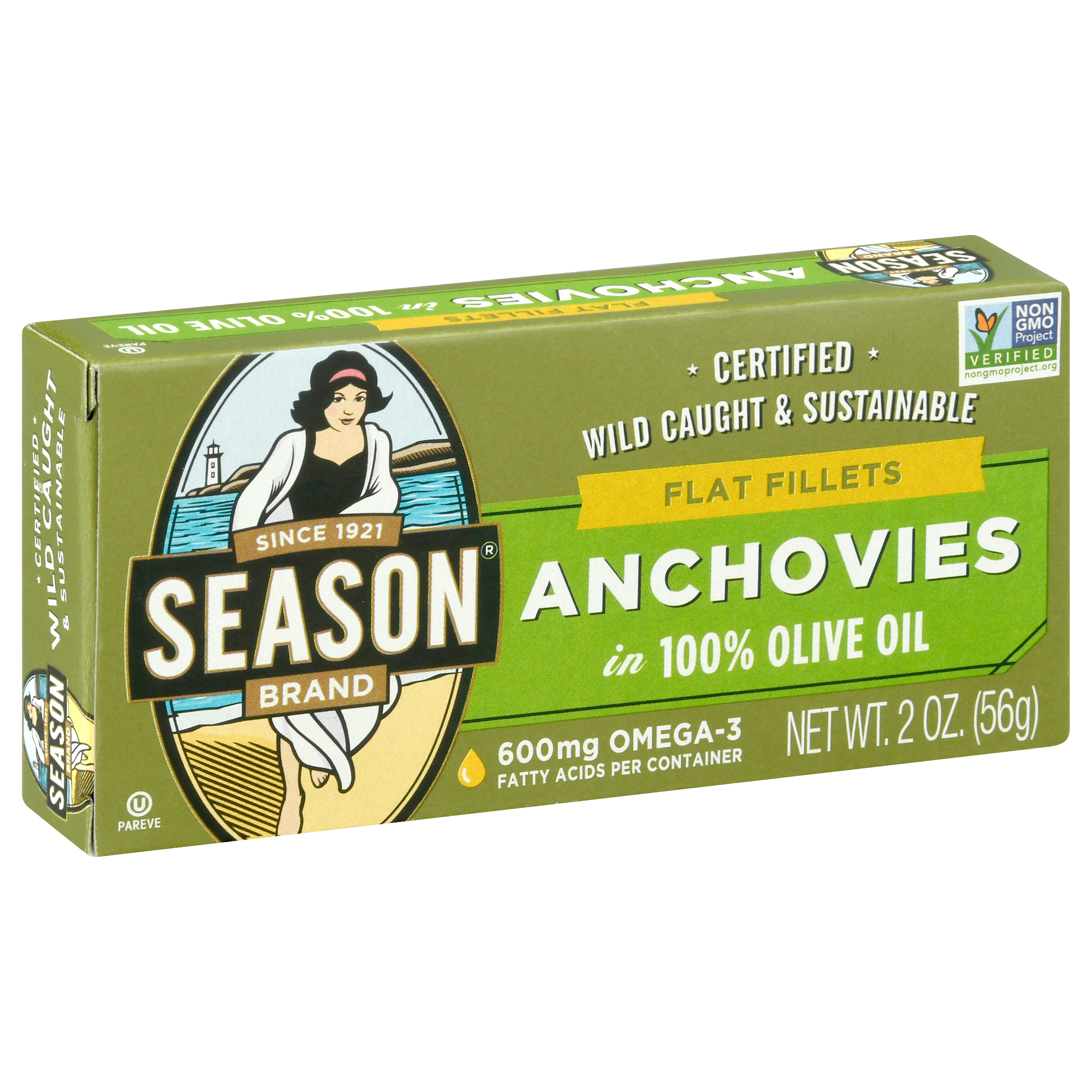 Season Anchovies in 100% Olive Oil