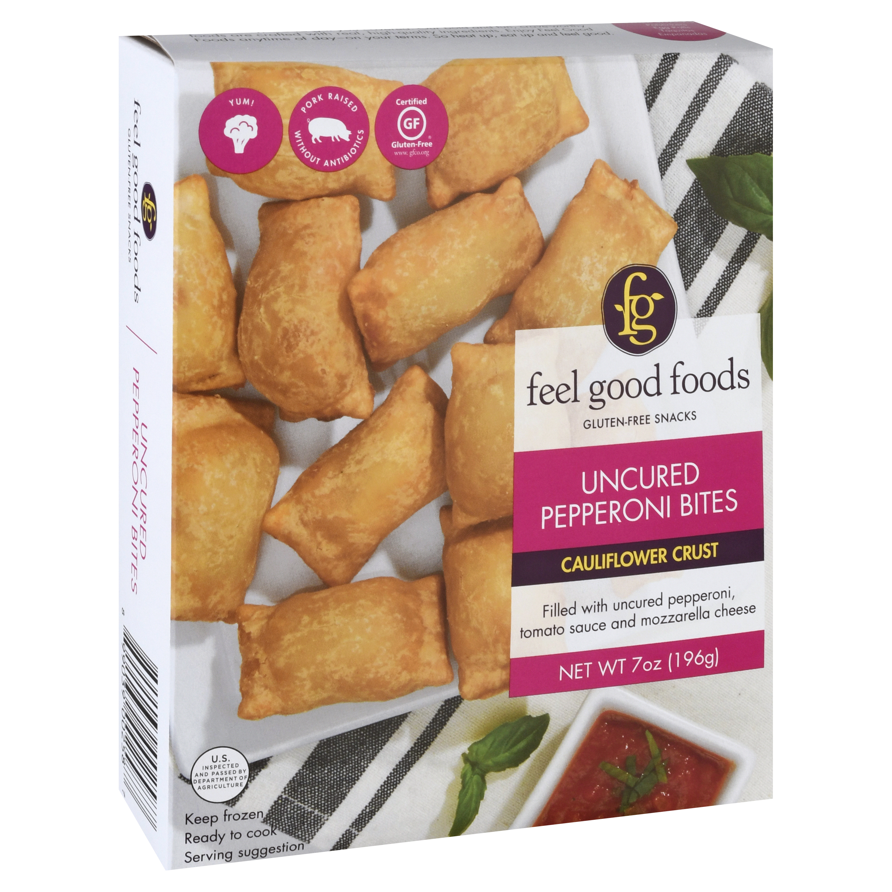 Feel Good Foods Uncured Pepperoni Snack Bites