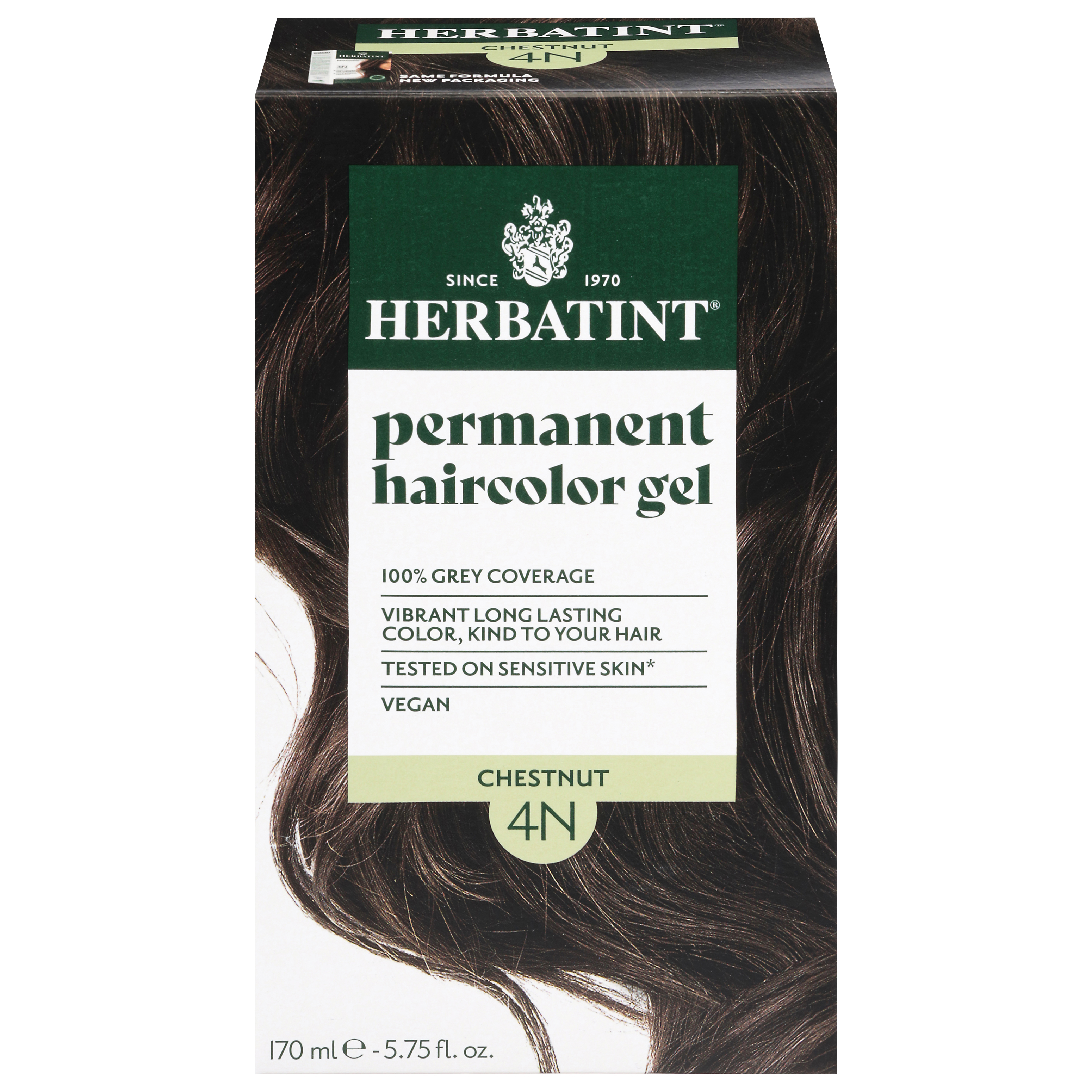 Herbatint Chestnut 4N Permanent Haircolor Gel