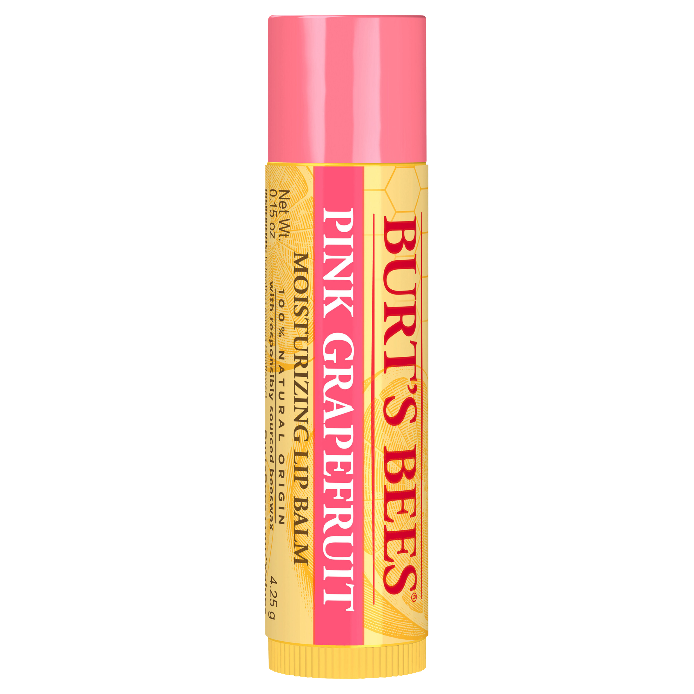 Burt's Bees Lip Balm Pink Grapefruit 72/0.15oz