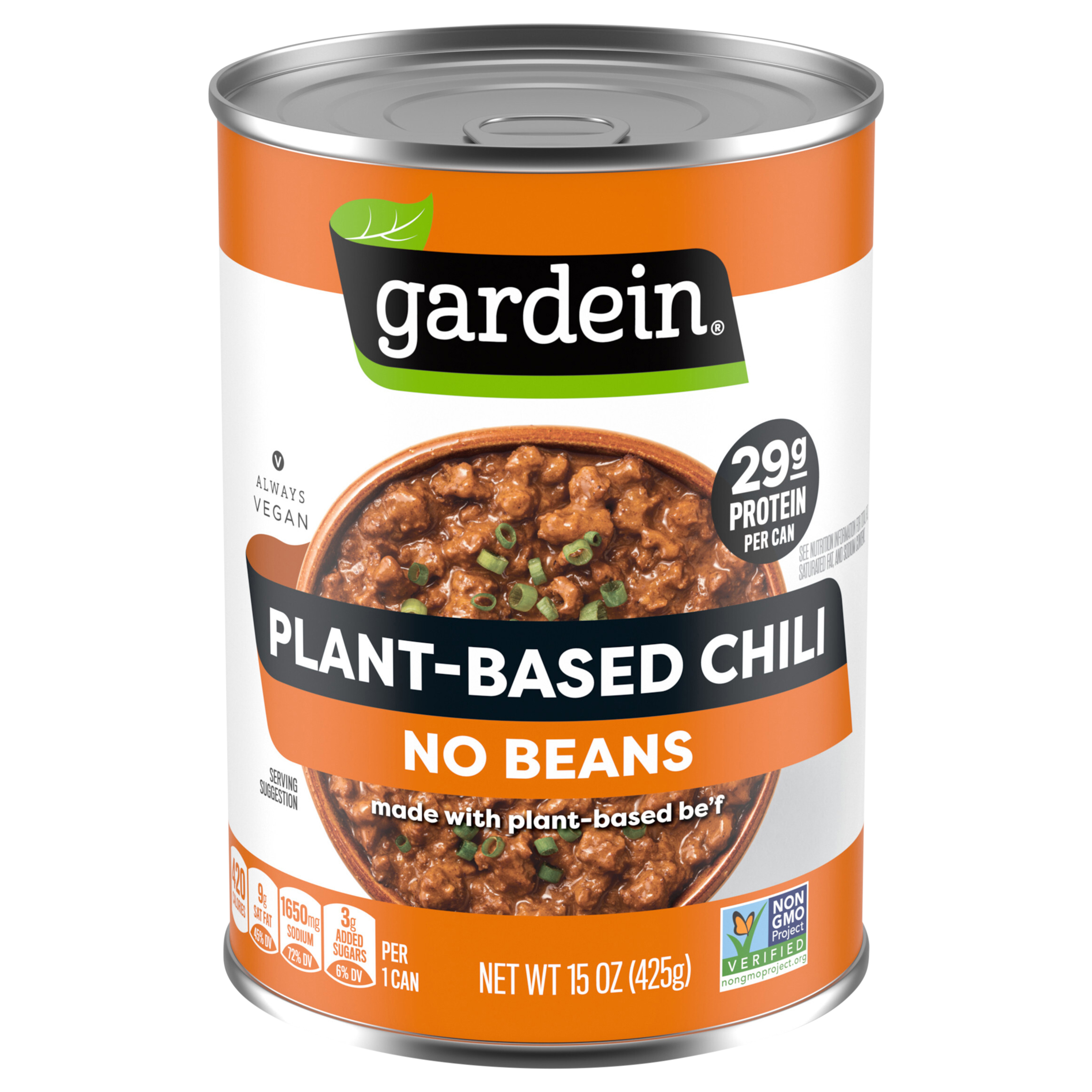 Gardein Plant-Based Chili No Beans, Vegan, 15 oz.