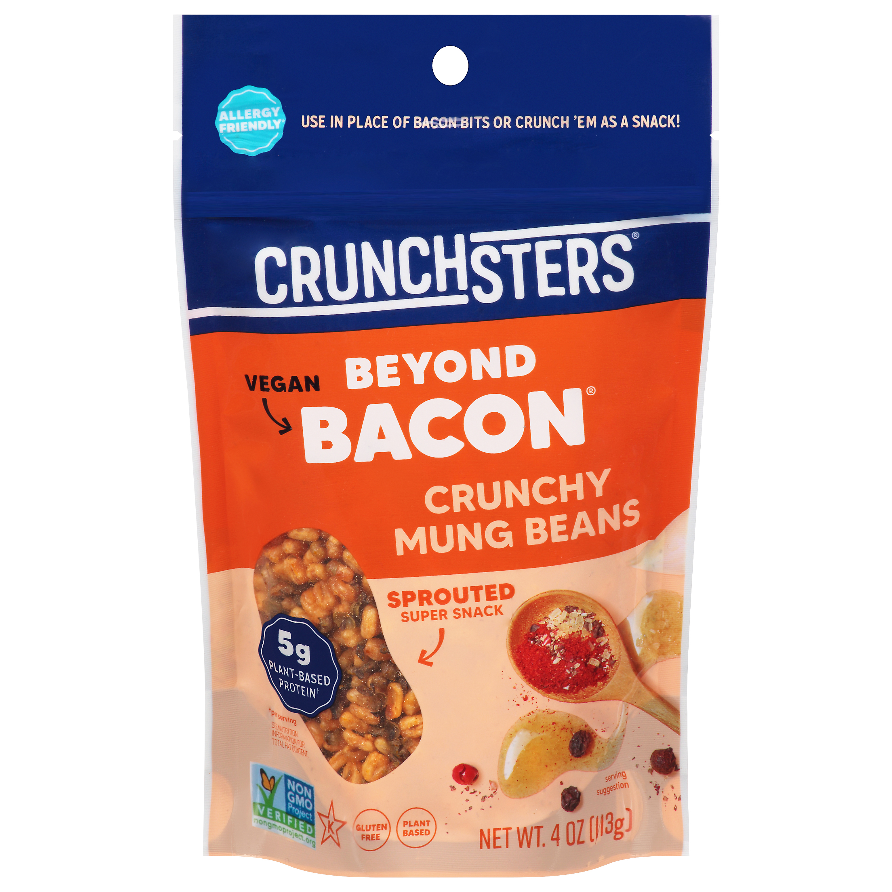 Crunchsters Crunchy Beyond Bacon Mung Beans