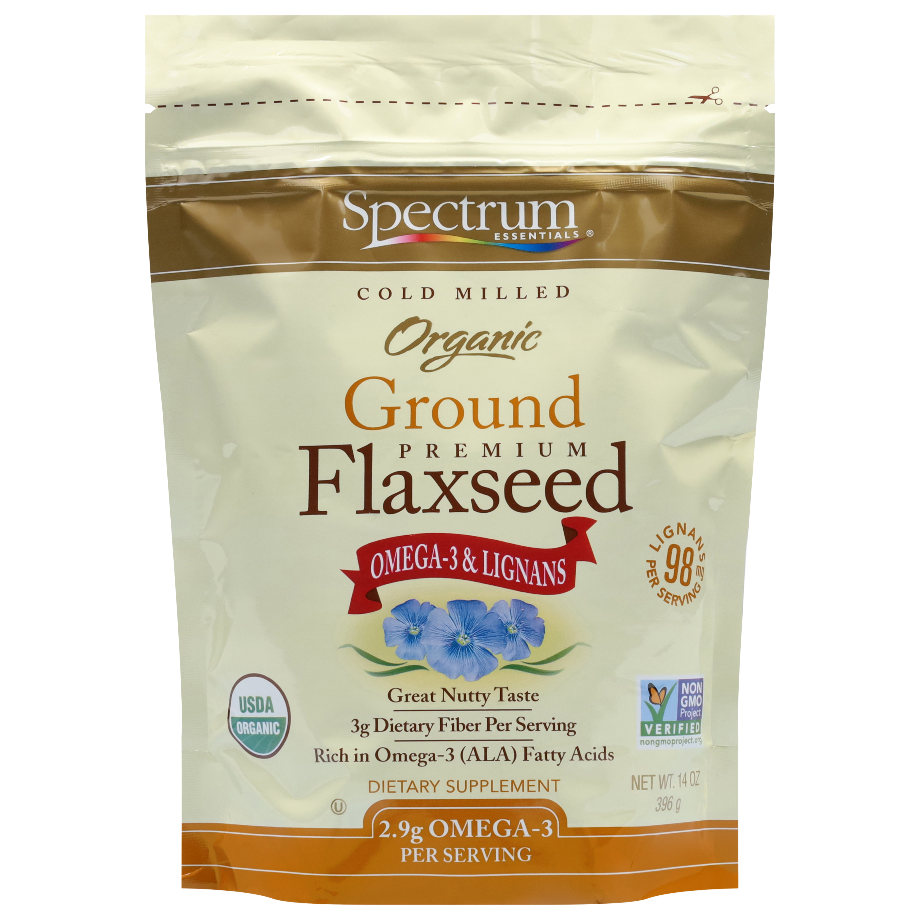Spectrum Essentials Organic Premium Ground Flaxseed