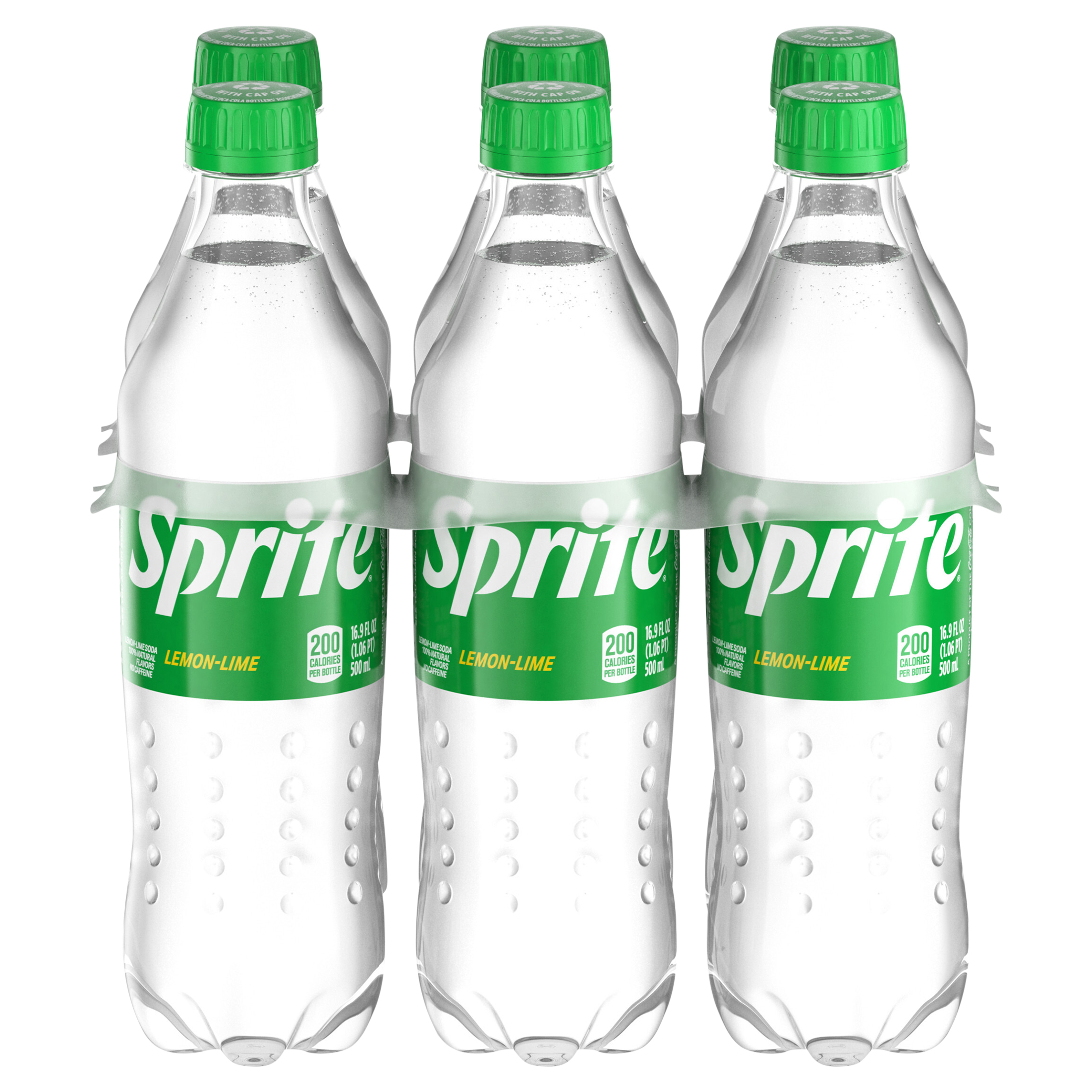 Sprite Bottles, 16.9 fl oz, 6 Pack