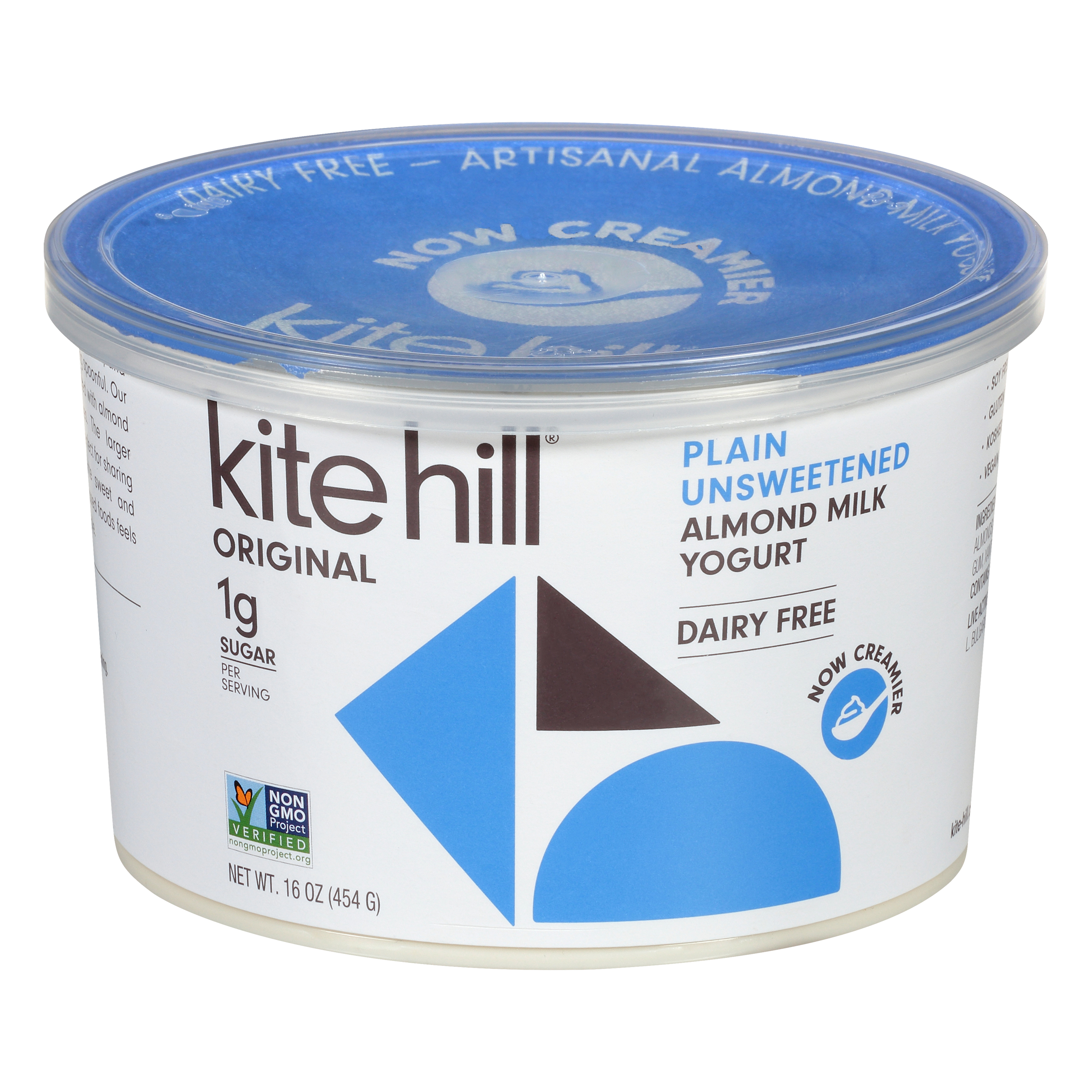 Kite Hill Original Dairy Free Plain Unsweetened Almond Milk Yogurt