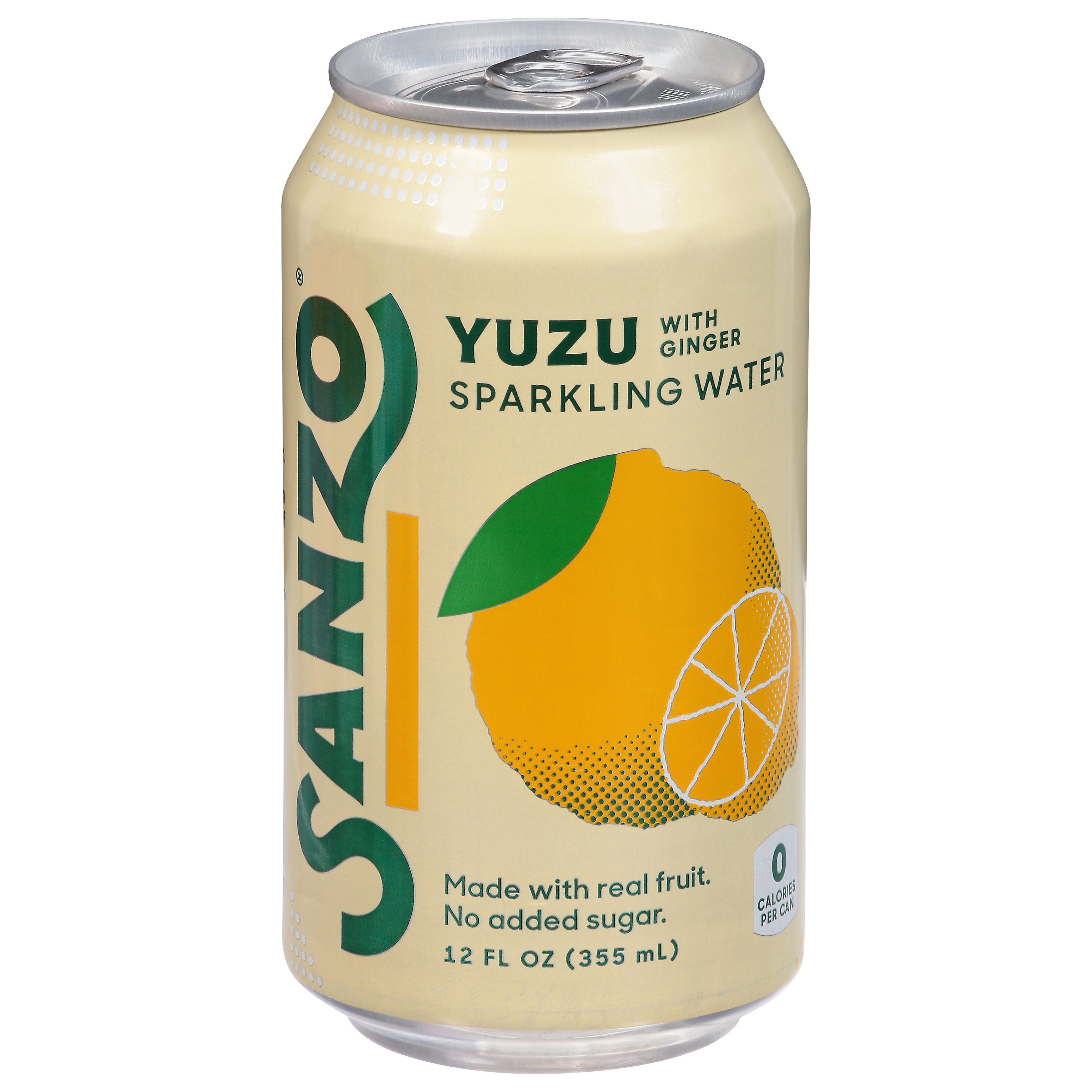 Sanzo Yuzu with Ginger Sparkling Water