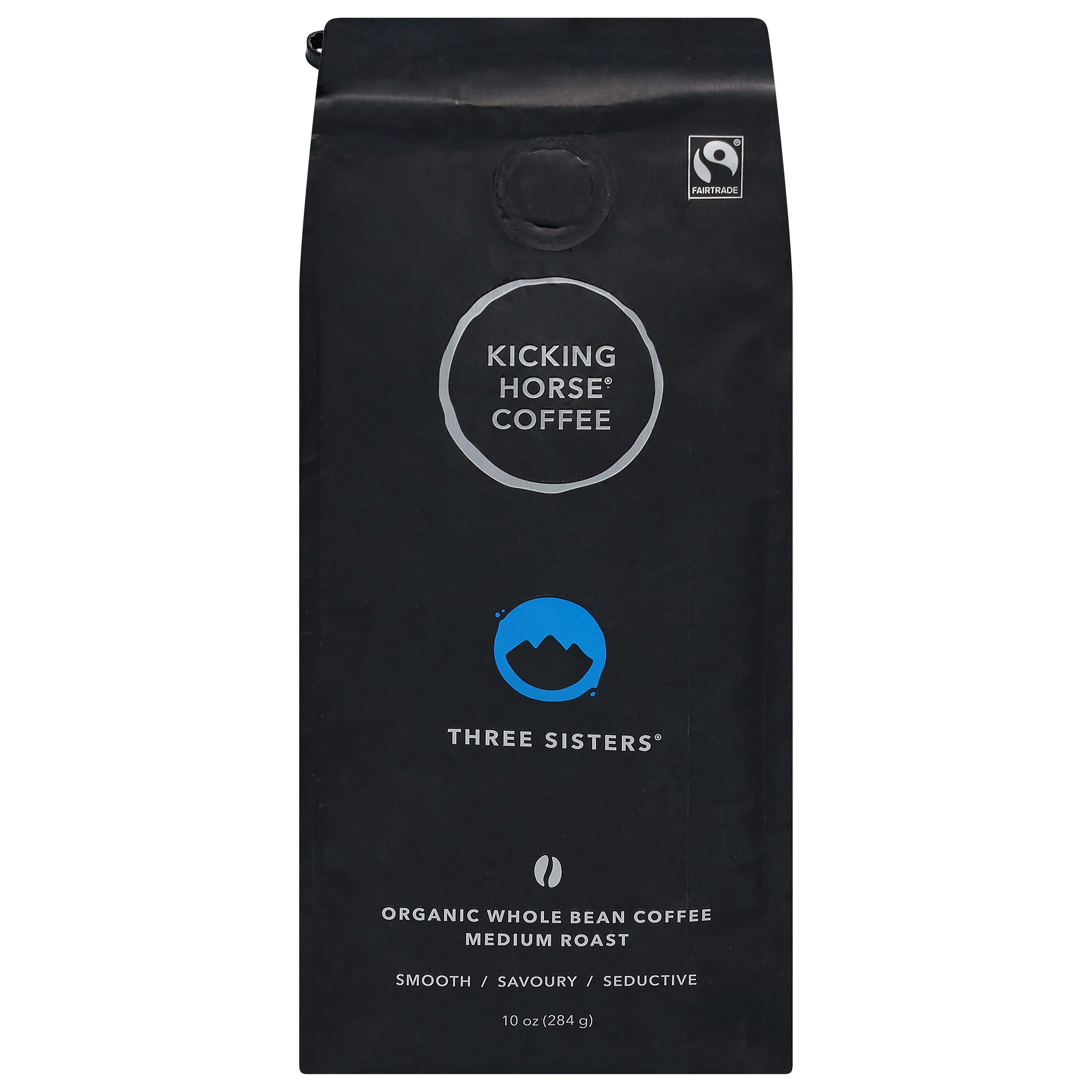 Kicking Horse Coffee Organic Medium Roast Whole Bean Three Sisters Coffee