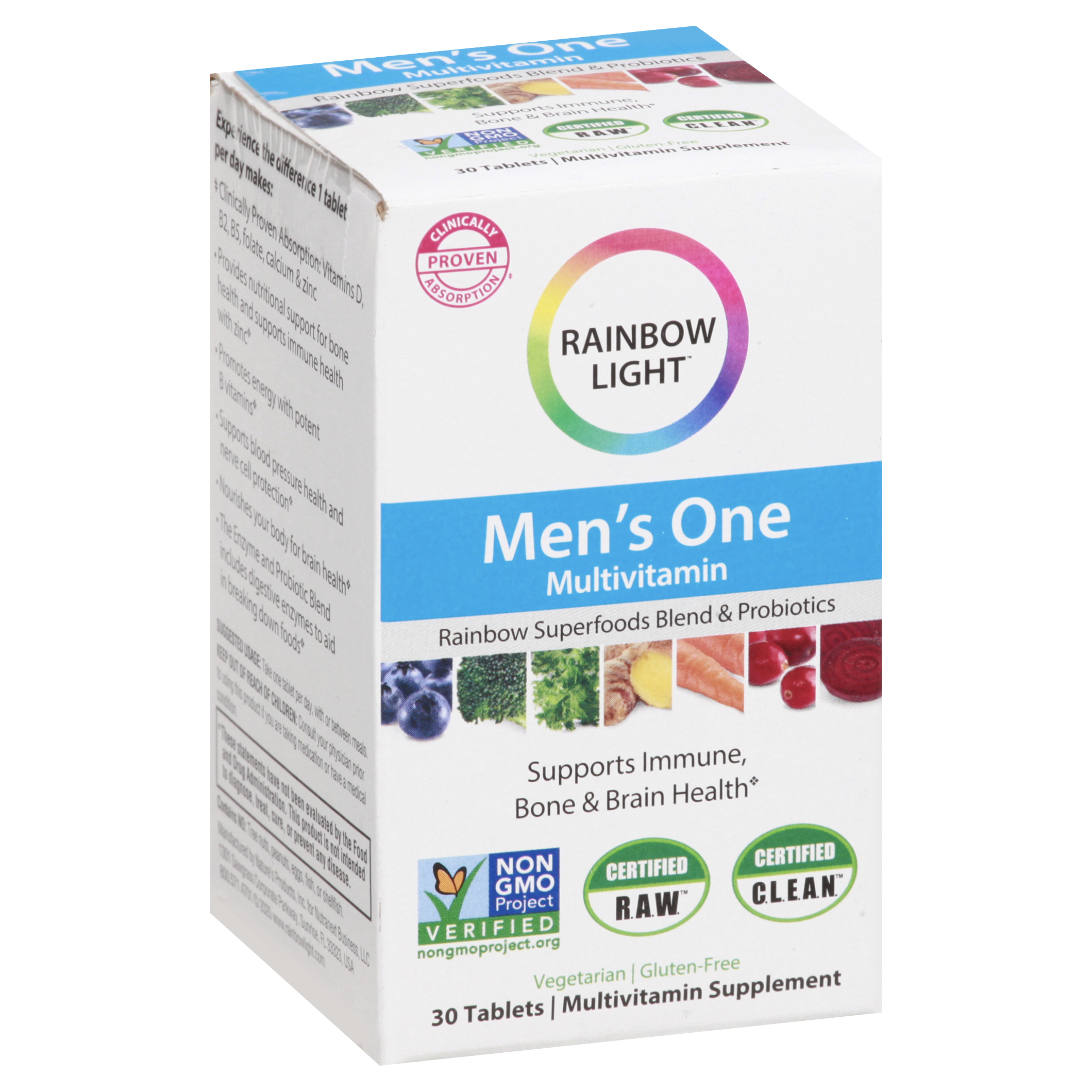 Rainbow Light Tablets Men's One Multivitamin