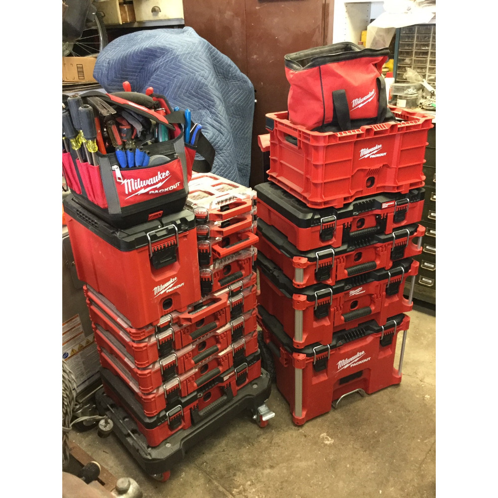 Milwaukee packout tool case on sale with foam insert