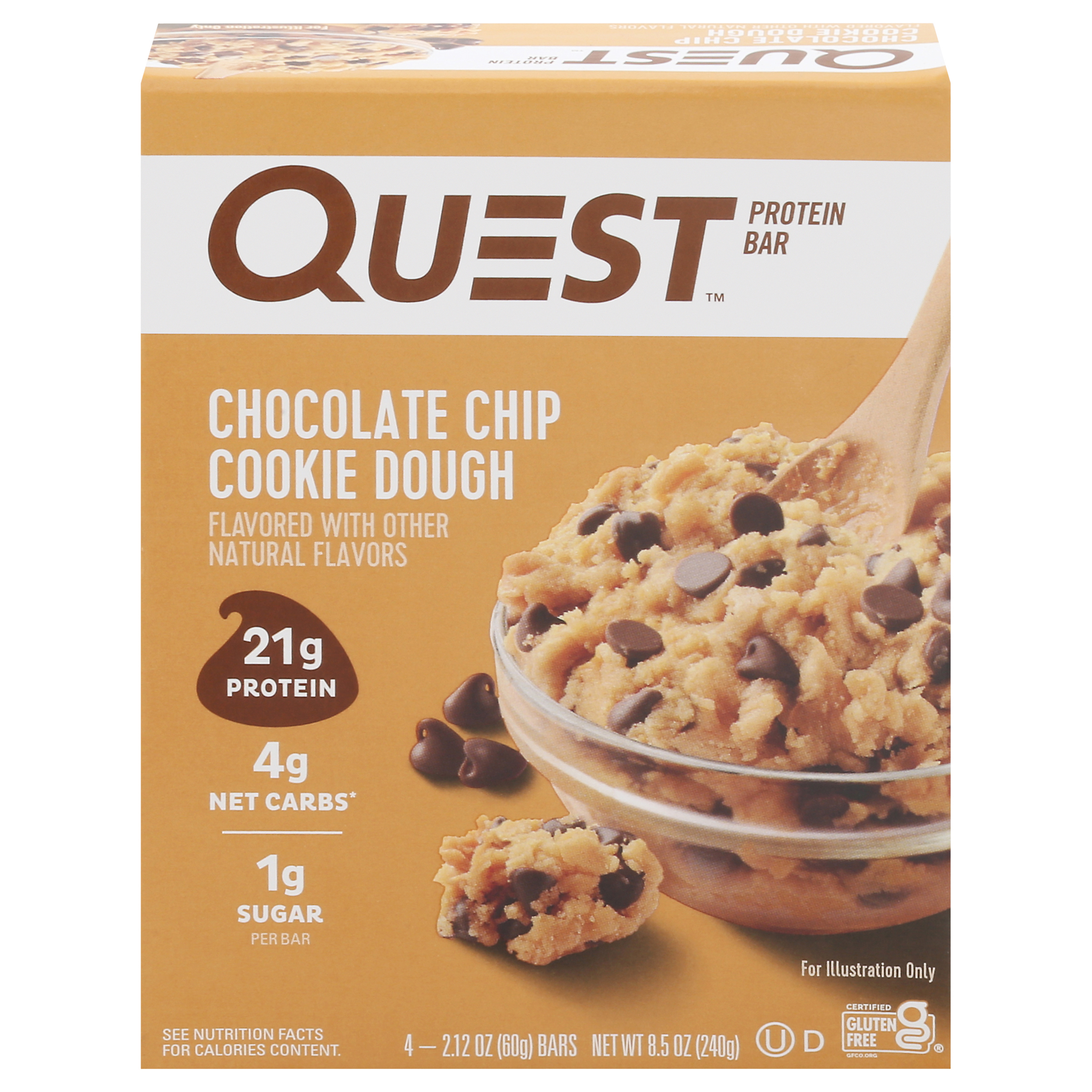 Quest Chocolate Chip Cookie Dough Protein Bar