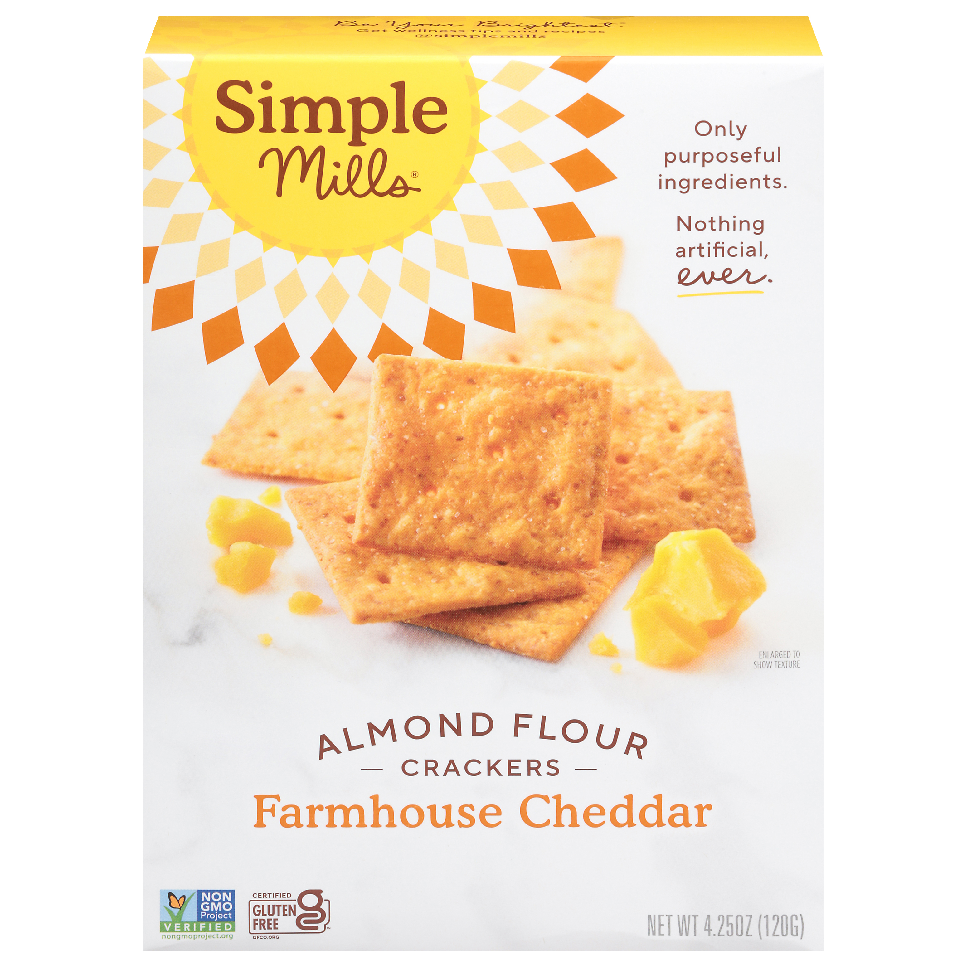 Simple Mills Almond Flour Farmhouse Cheddar Crackers