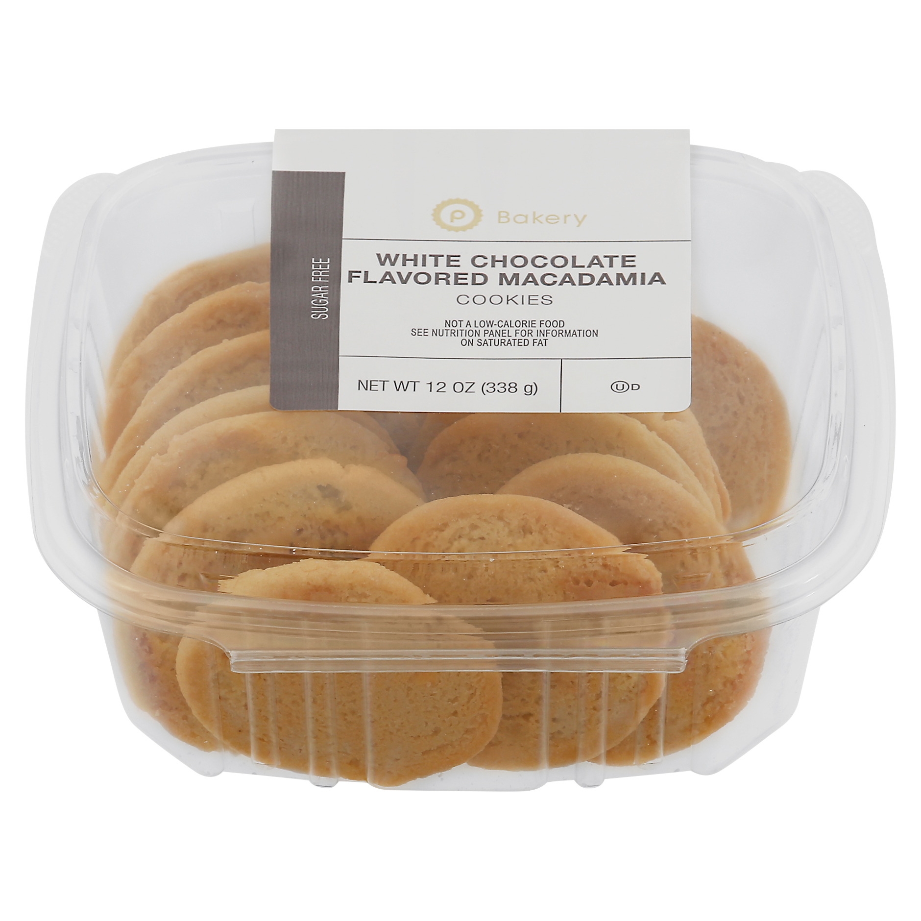 Publix Bakery White Chocolate Flavored Macadamia Cookies 12 oz