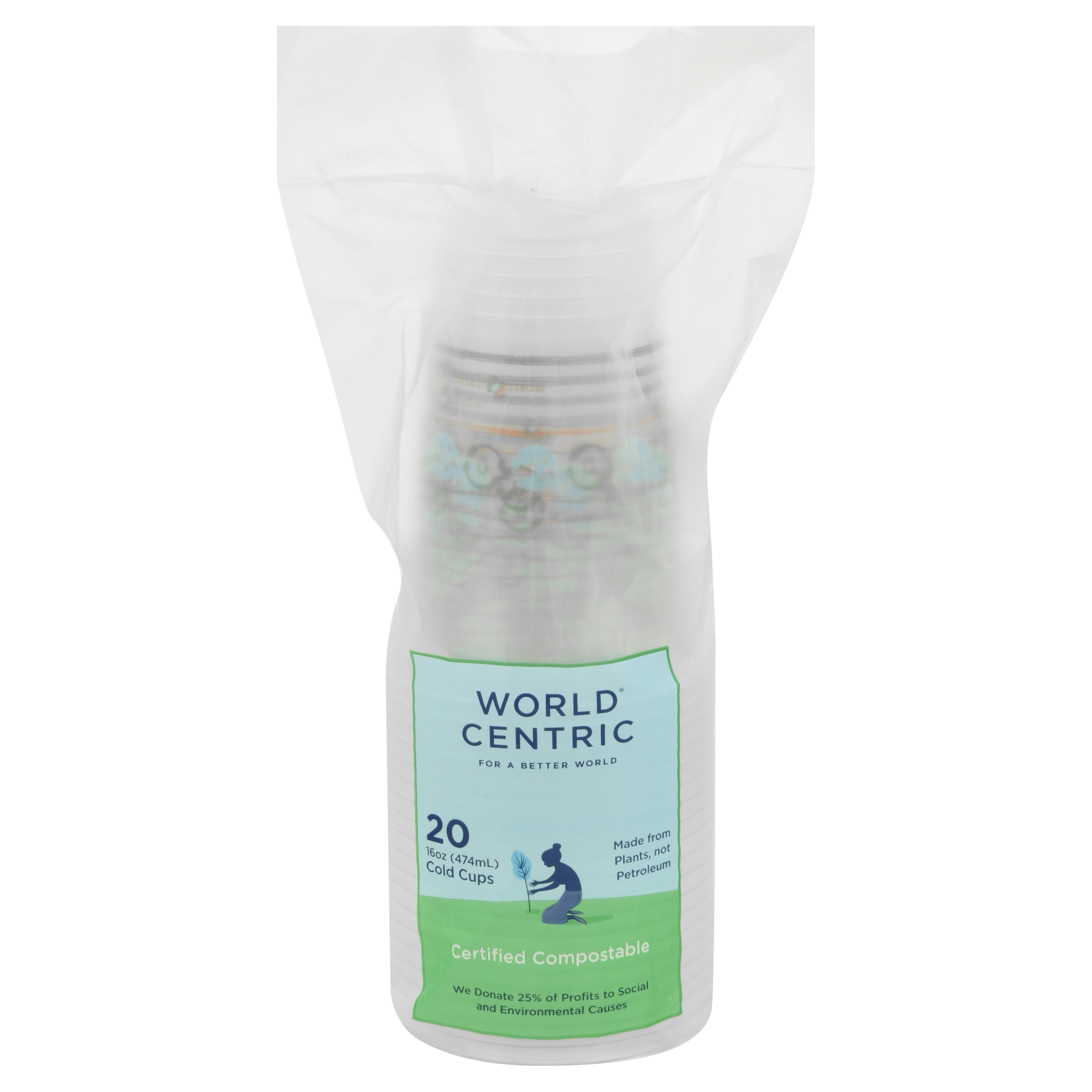 World Centric 16 Ounce Cold Cups