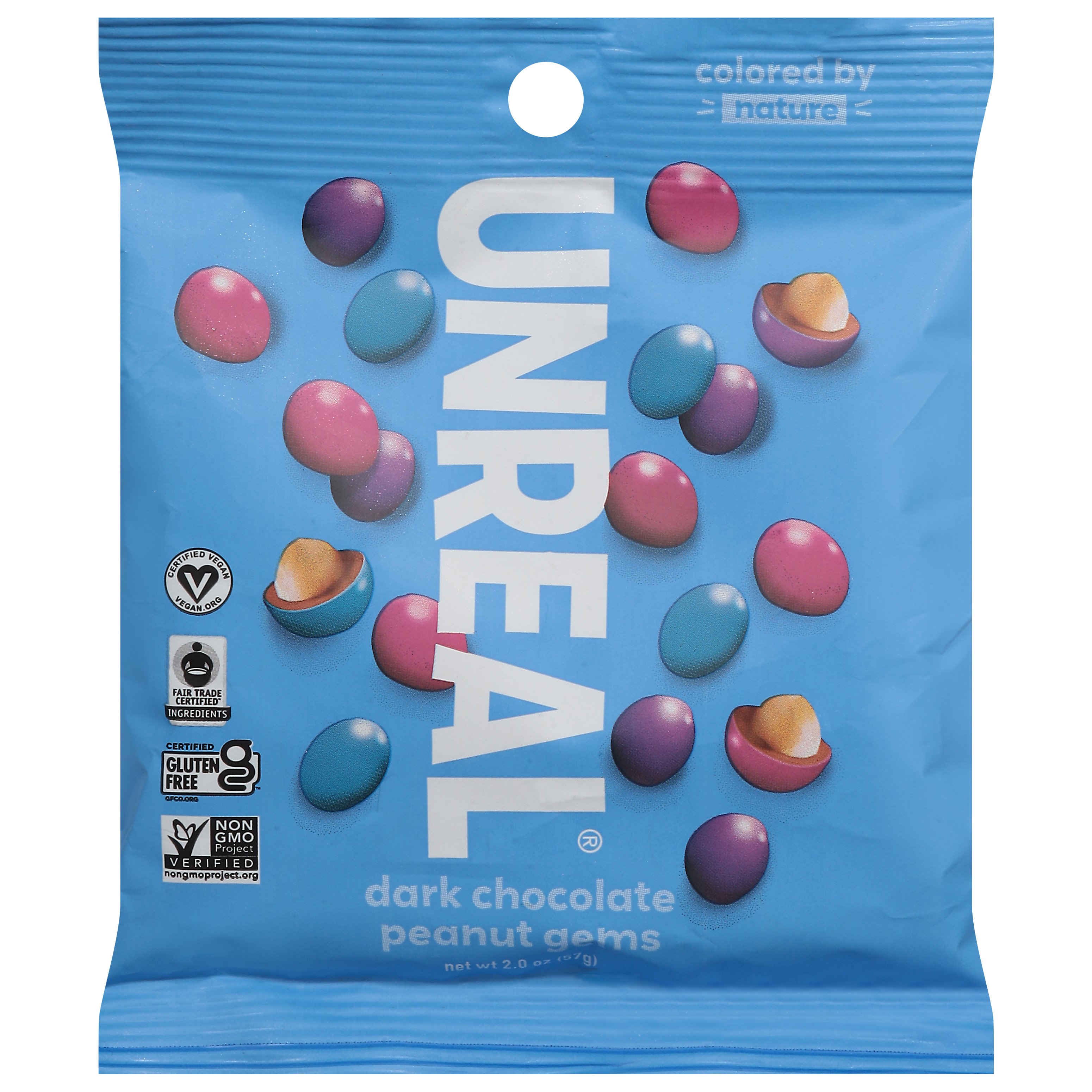 Unreal Peanut Gems Dark Chocolate