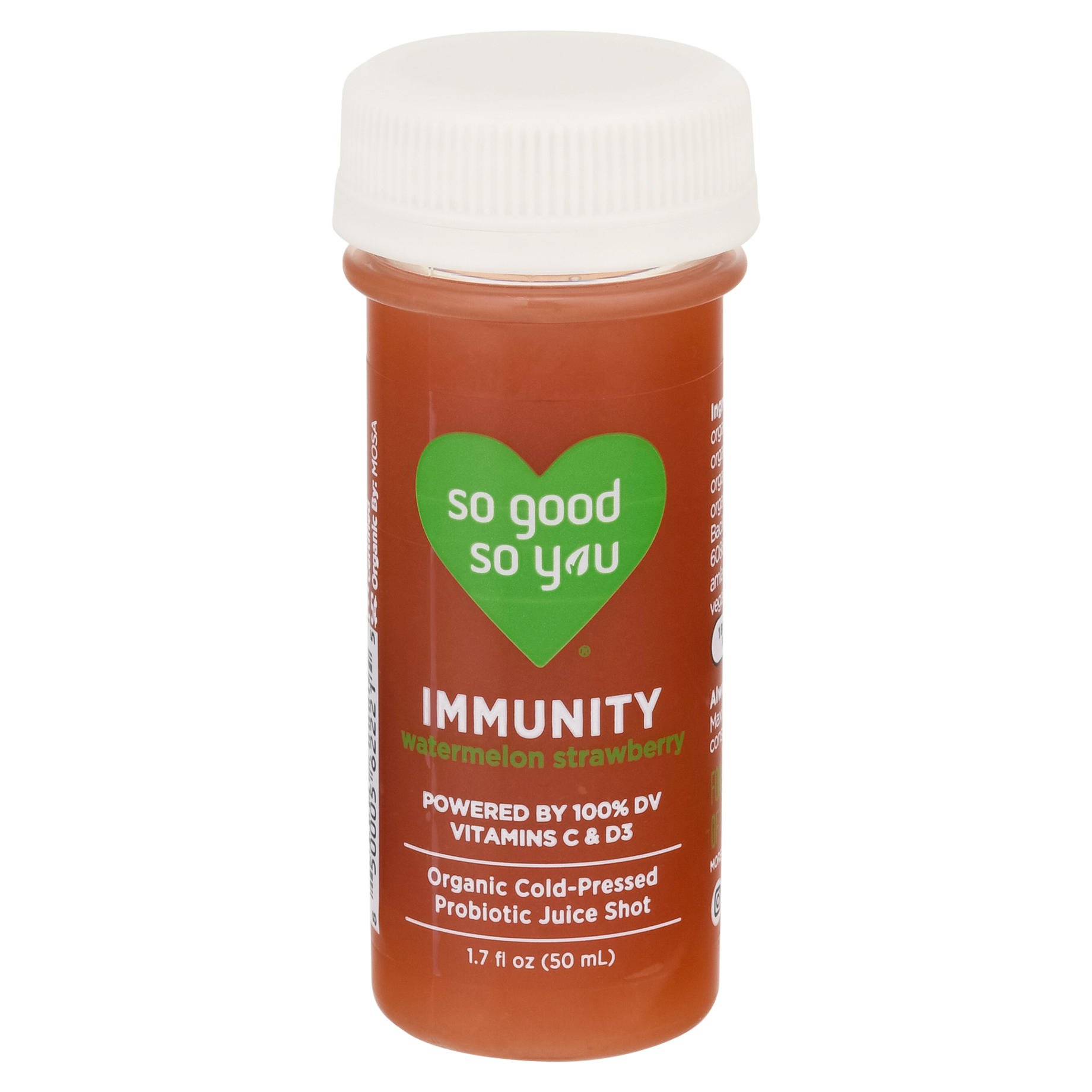 So Good So You Immunity Watermelon Strawberry Probiotic Juice Shot