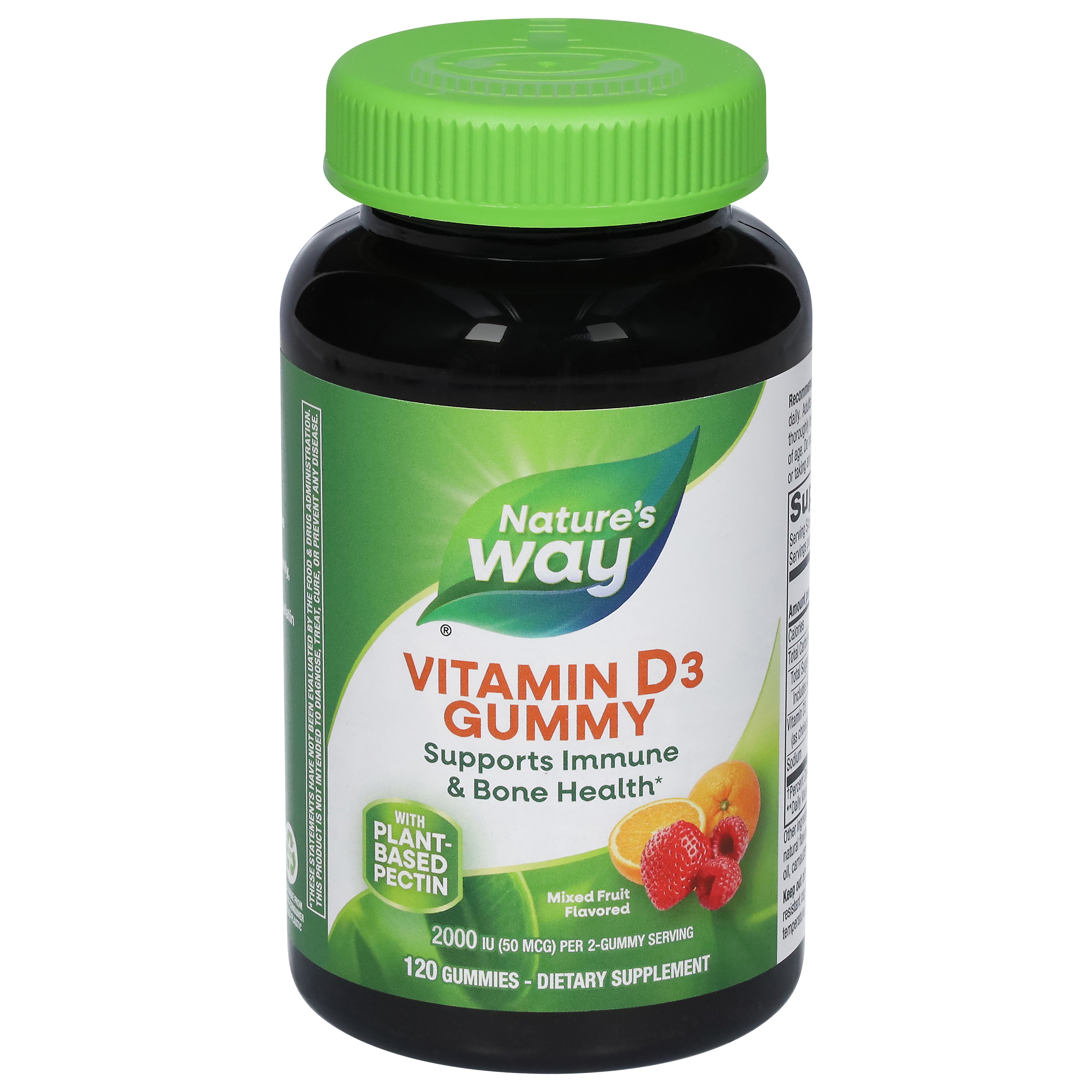 Nature's Way Mixed Fruit Flavored Vitamin D3 120 Gummies
