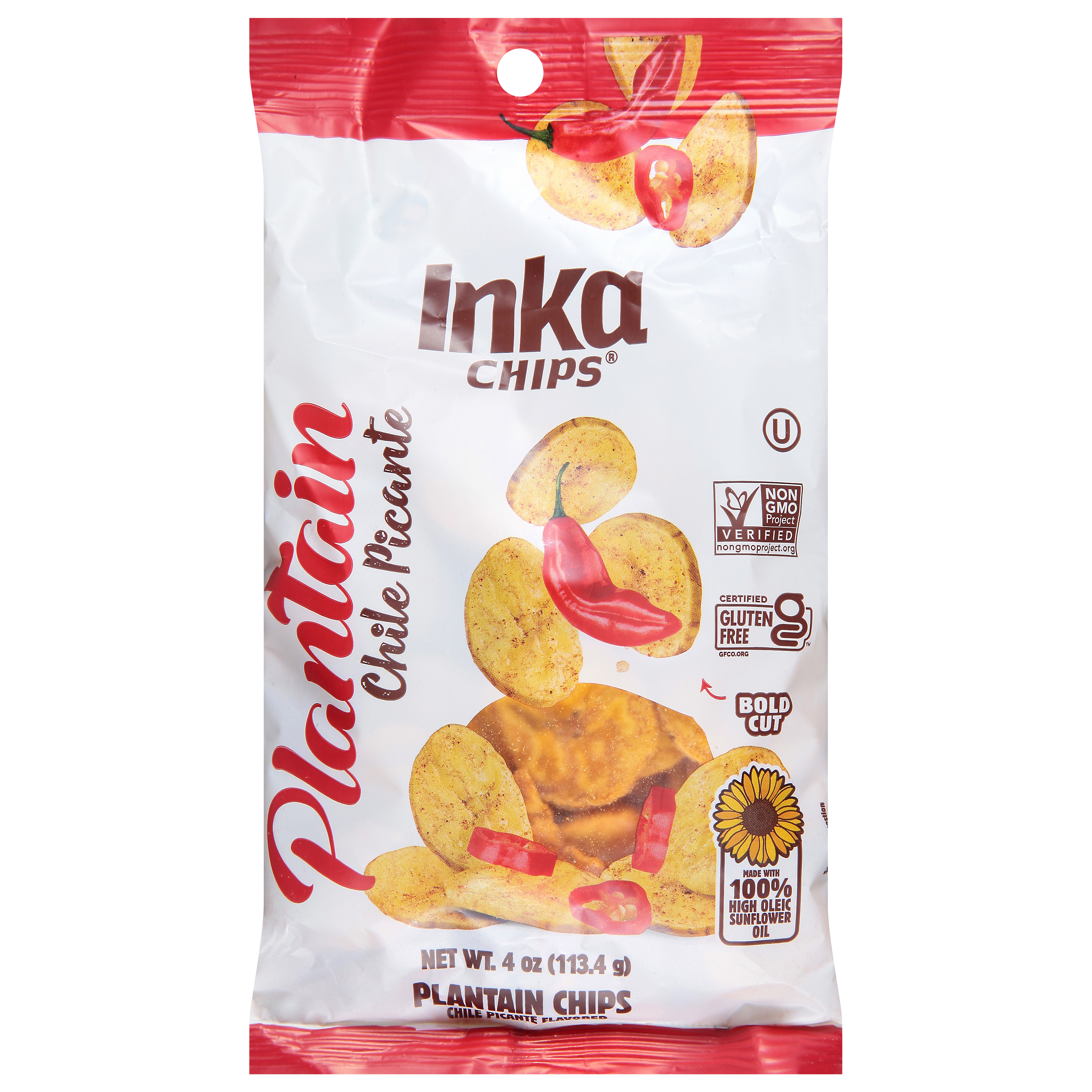 Inka Chips Bold Cut Chile Picante Plantain Chips