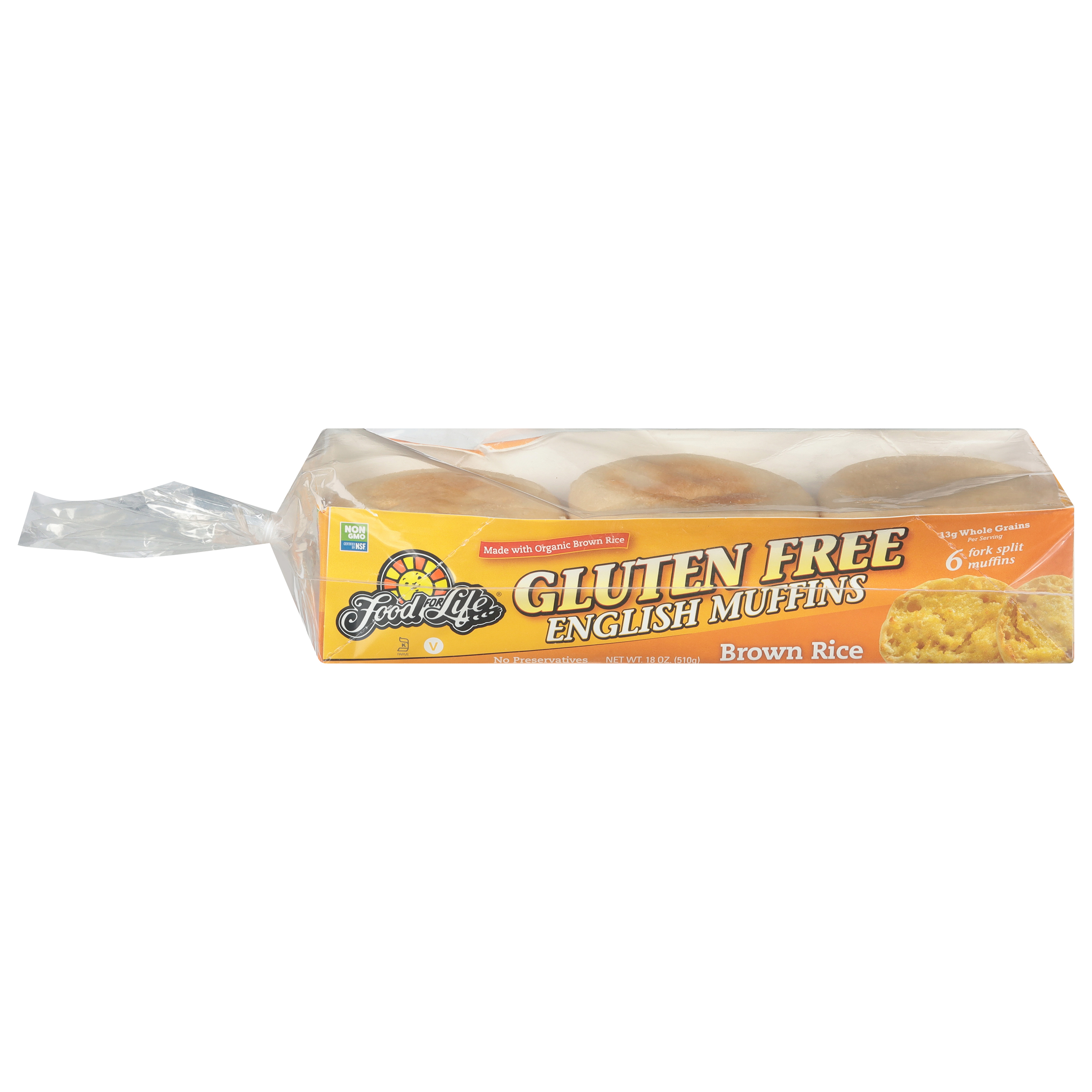 Food For Life Brown Rice Gluten Free English Muffins