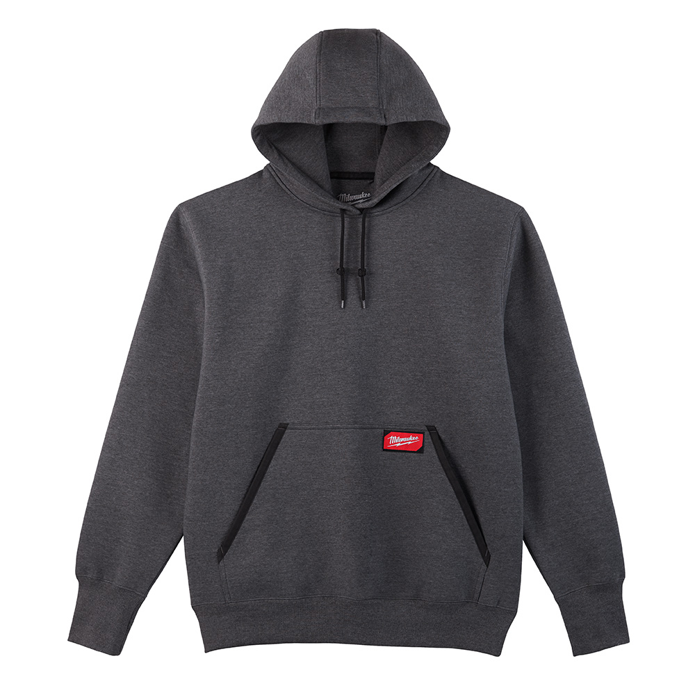 Heavy Duty Pullover Hoodie - Gray M Image
