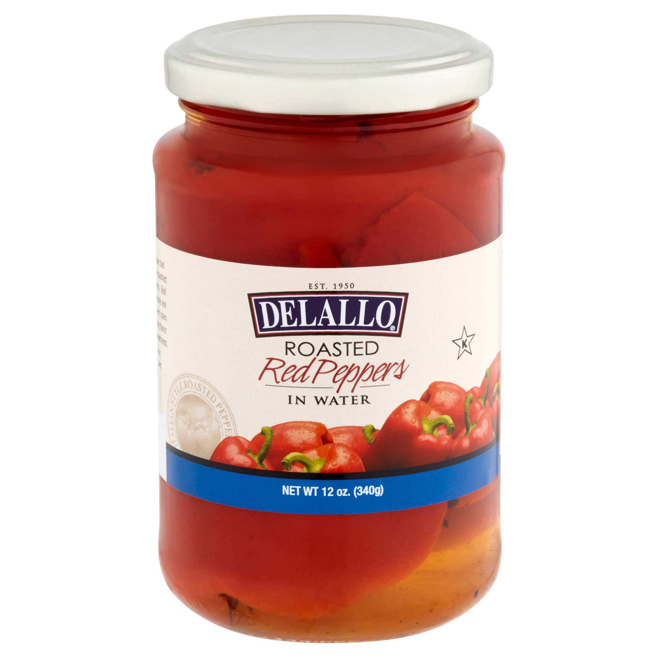 Delallo in Water Roasted Red Peppers