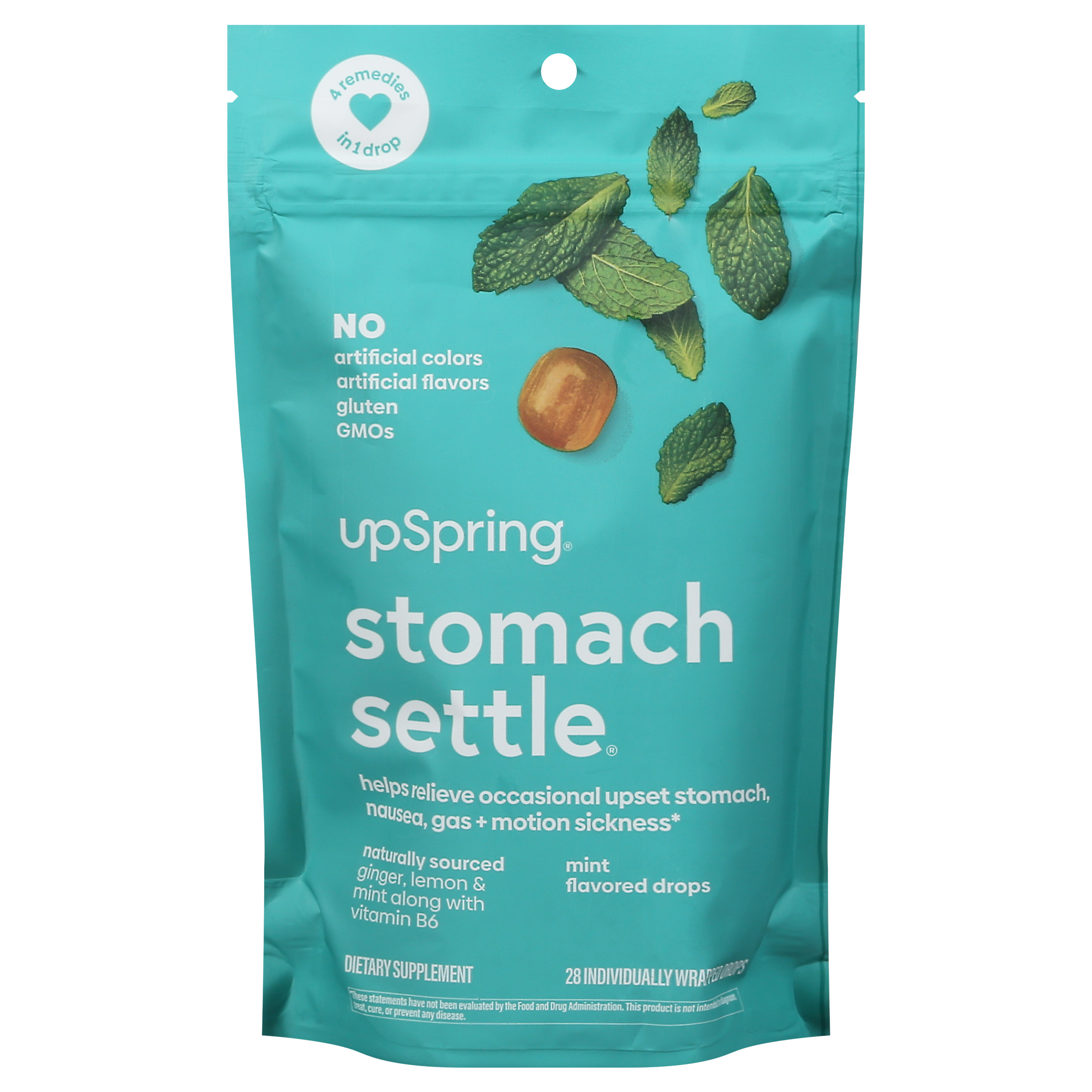 UpSpring Drops Mint Flavored Stomach Settle