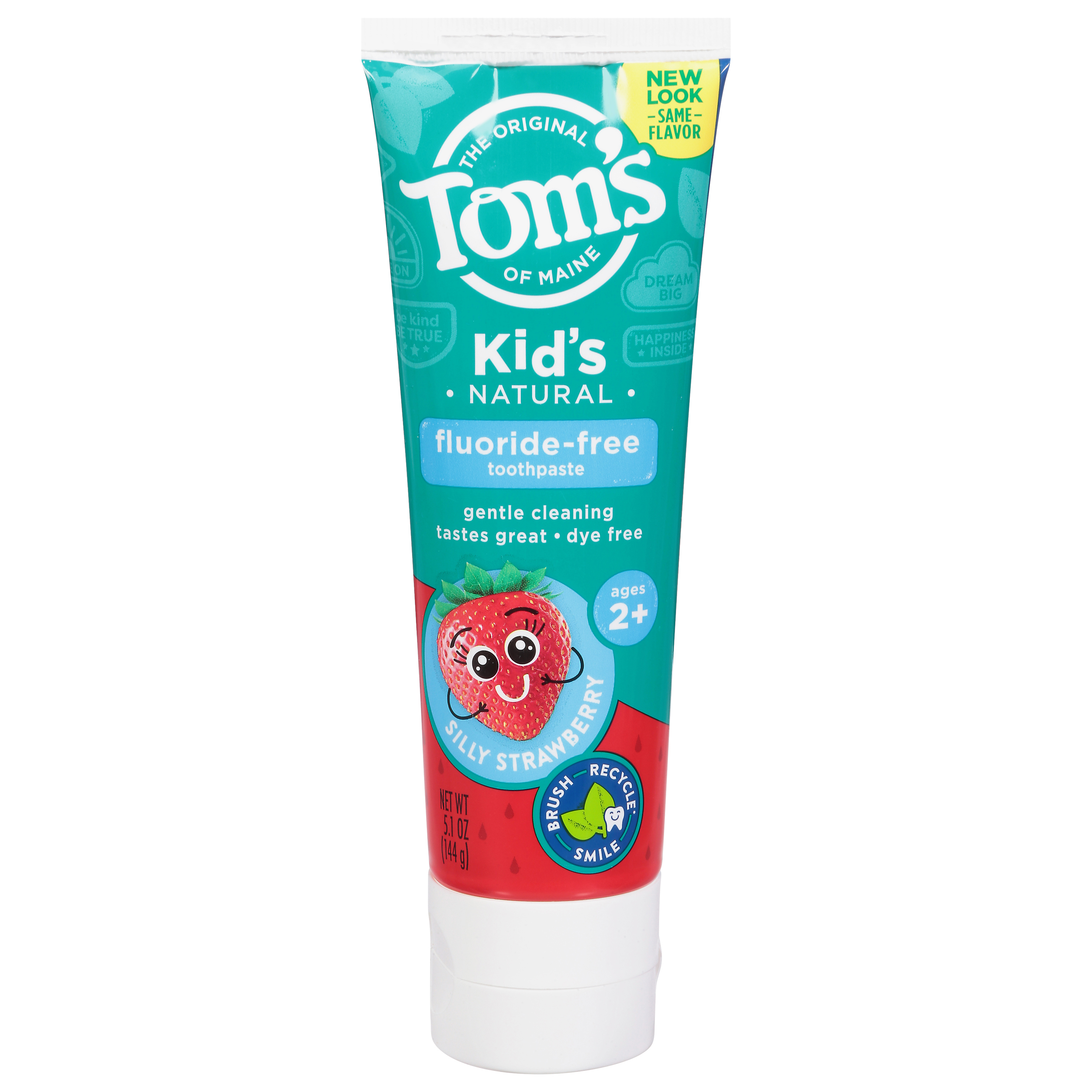 Tom's of Maine Fluoride-Free Kid's Natural Silly Strawberry Toothpaste