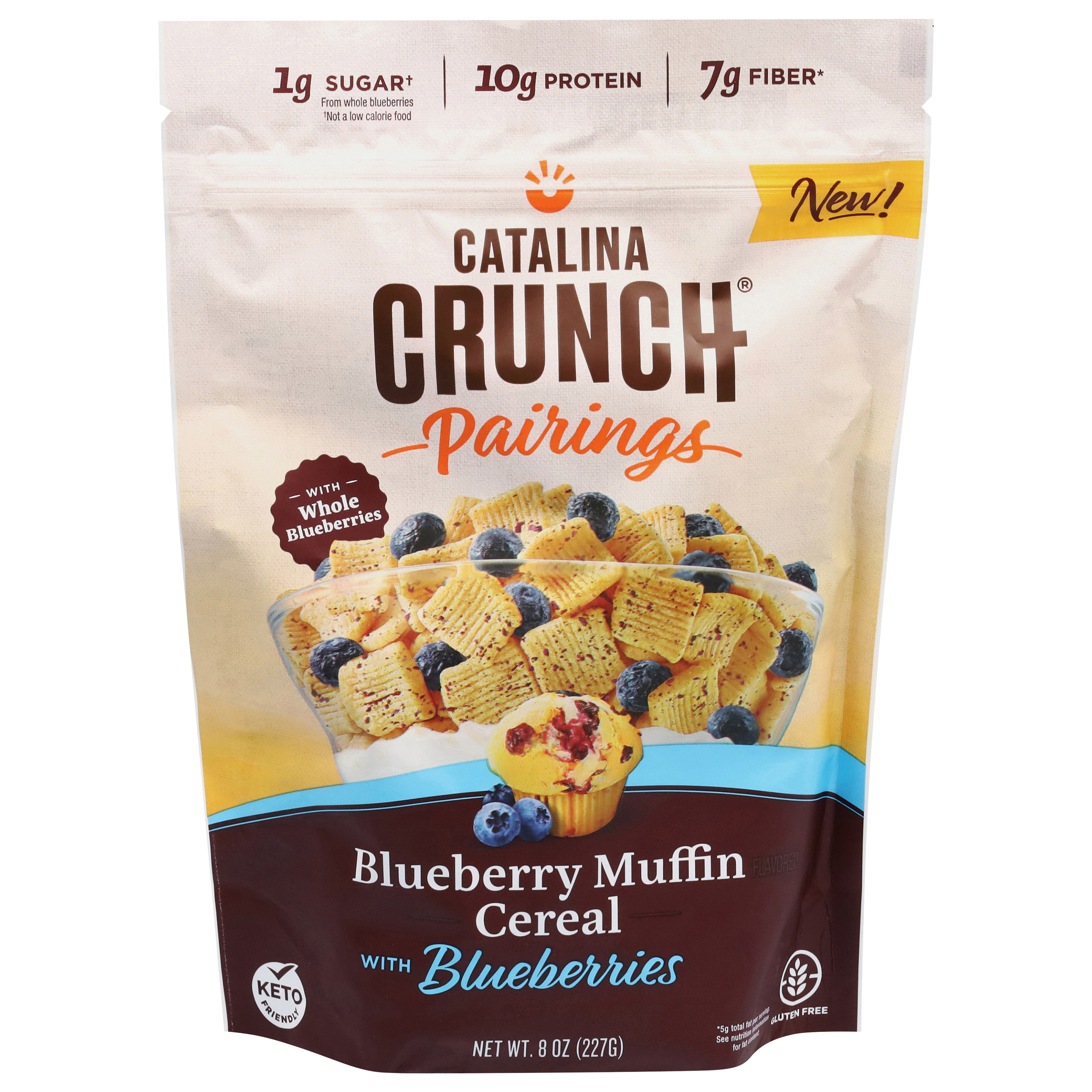 Catalina Crunch Pairings Blueberry Muffin Cereal with Blueberries