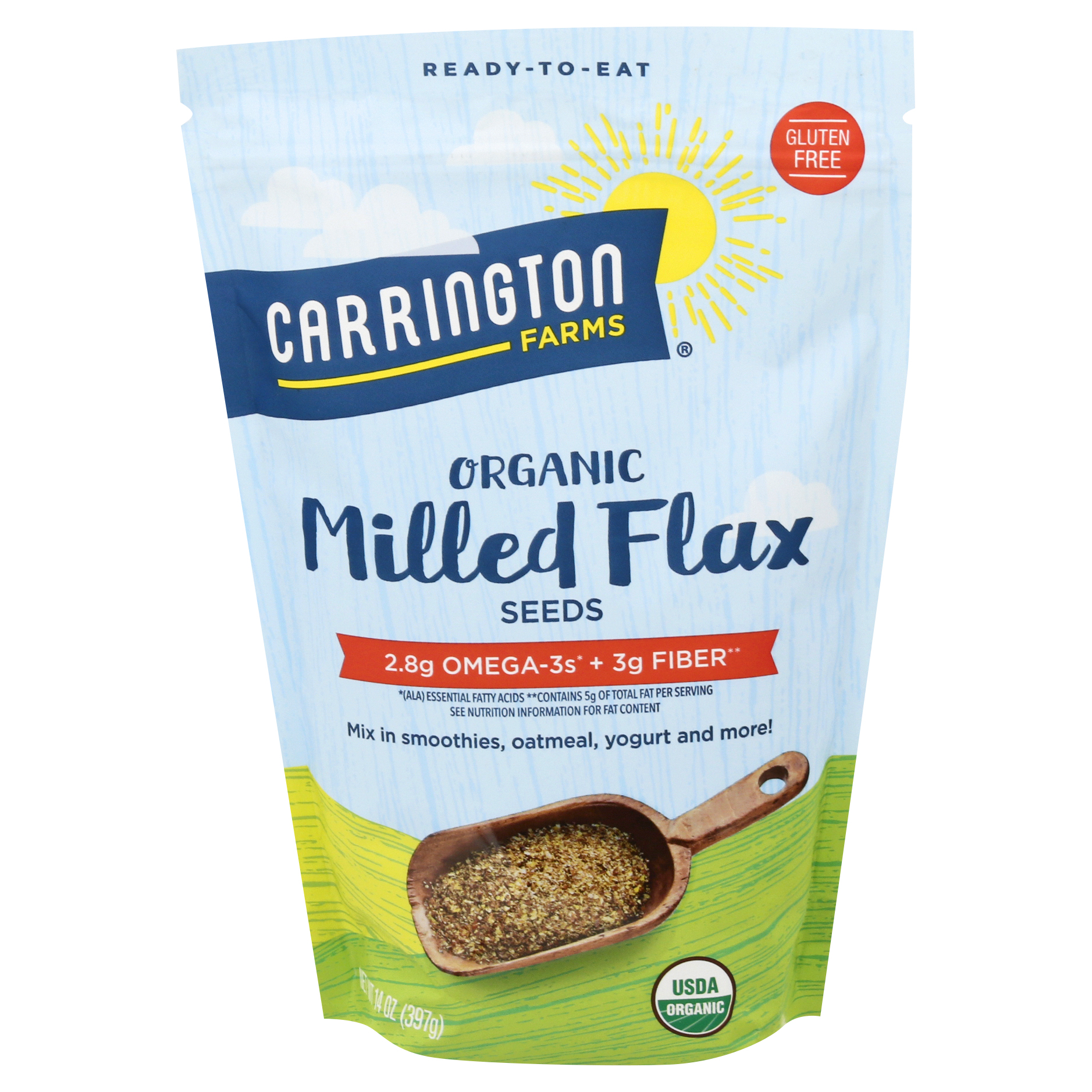 Carrington Farms Organic Milled Flax Seeds