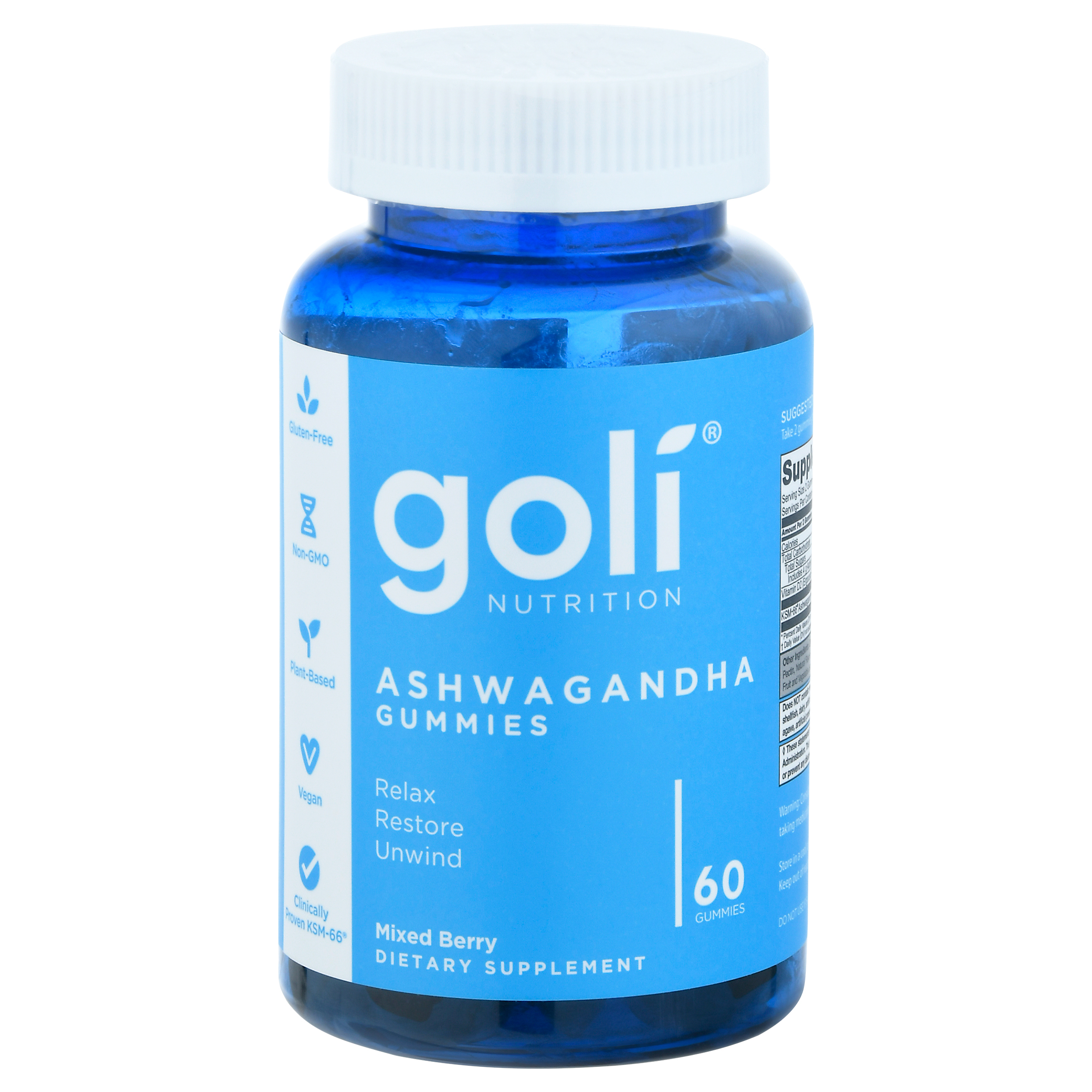 Goli Gummies Mixed Berry Ashwagandha 60 Gummies