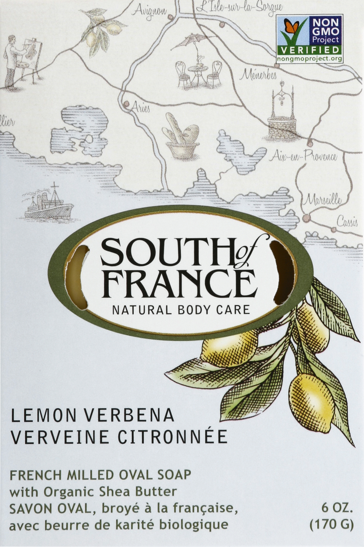 South of France Oval Soap
