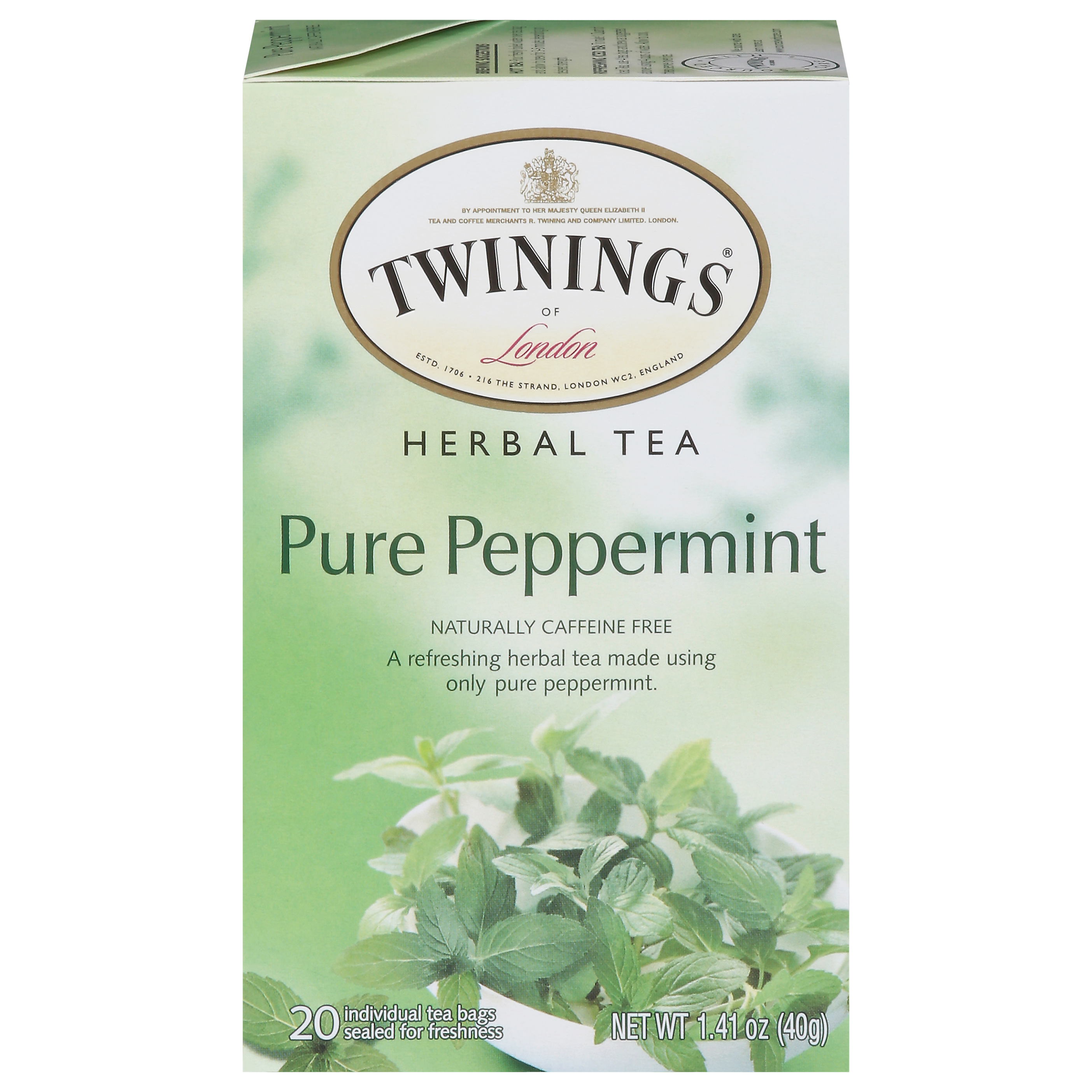 Twinings Tea Bags Pure Peppermint Herbal Tea