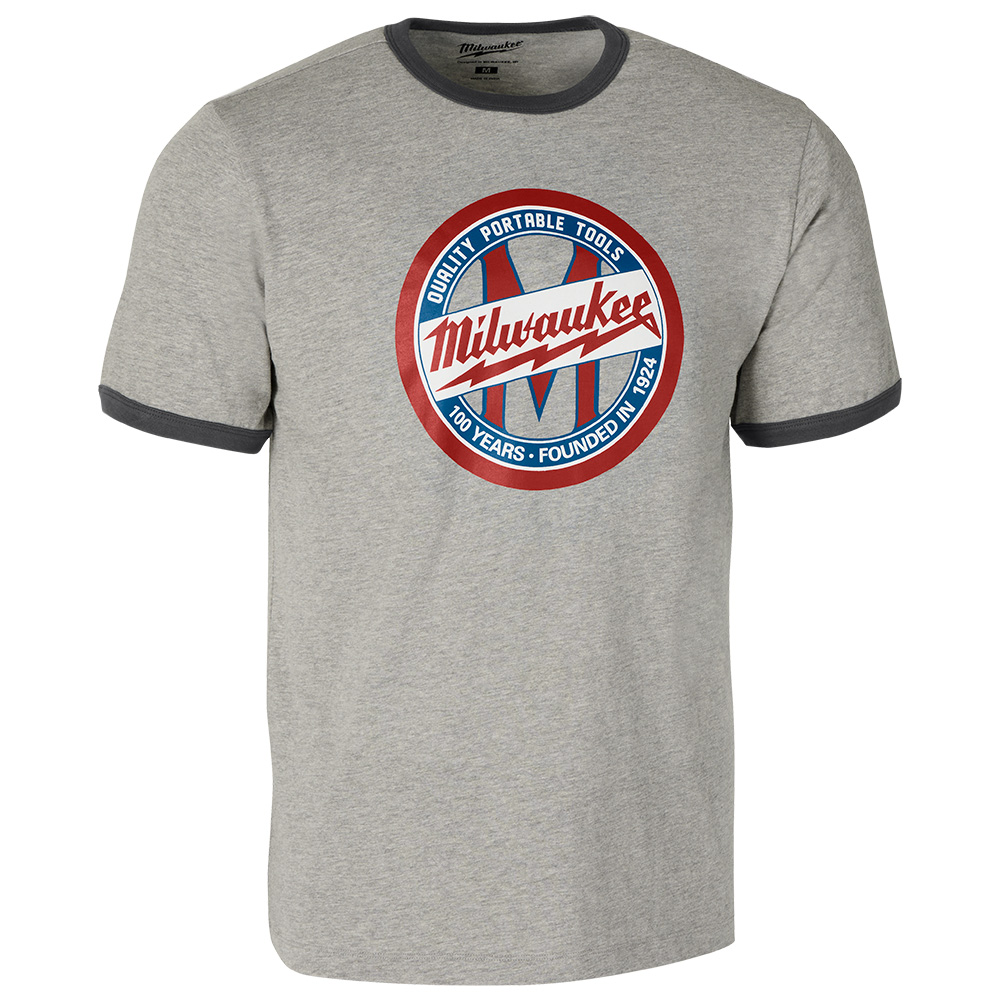 Product image for MILW SS1924G-S 1924 Work Shirt Gray