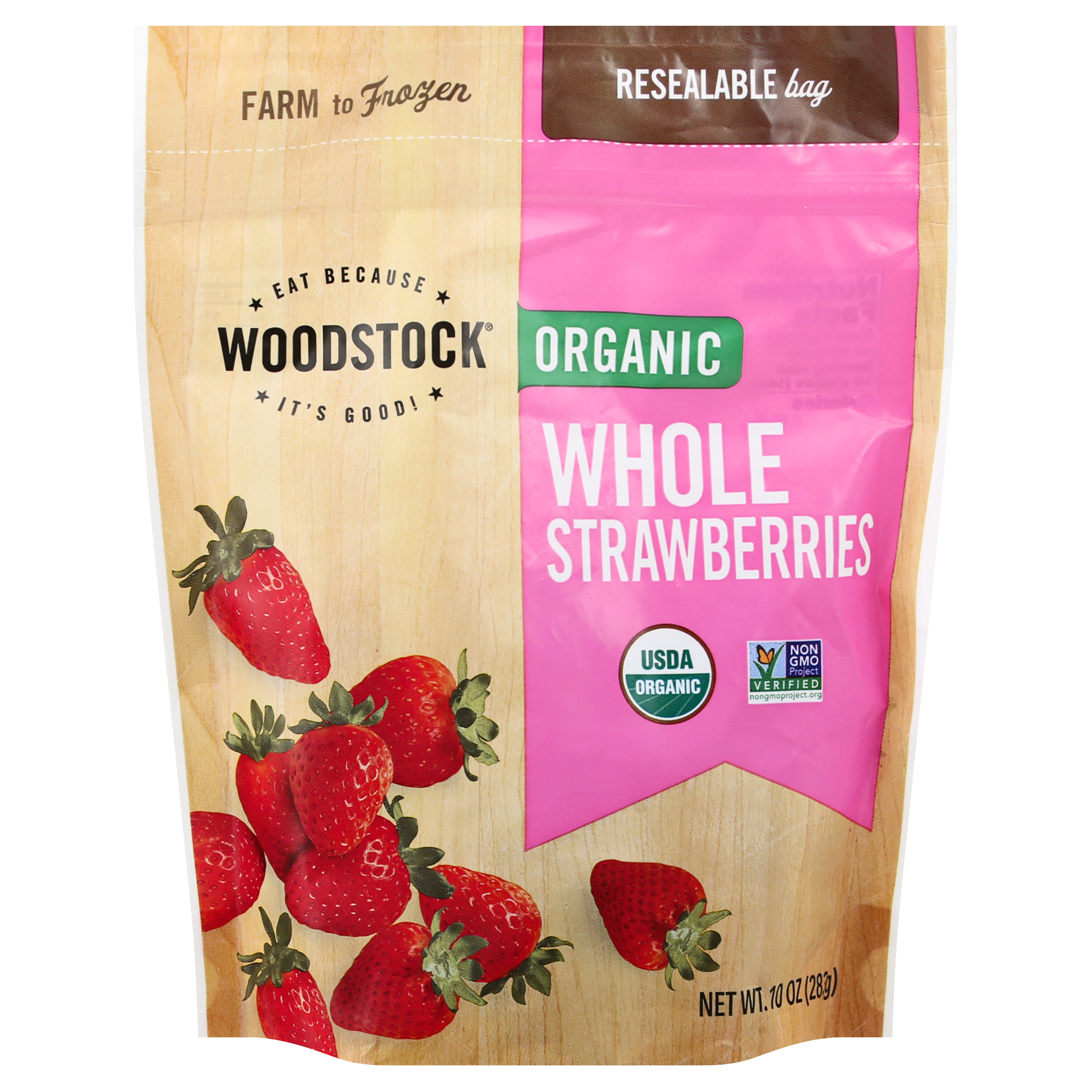 Woodstock Whole Organic Strawberries