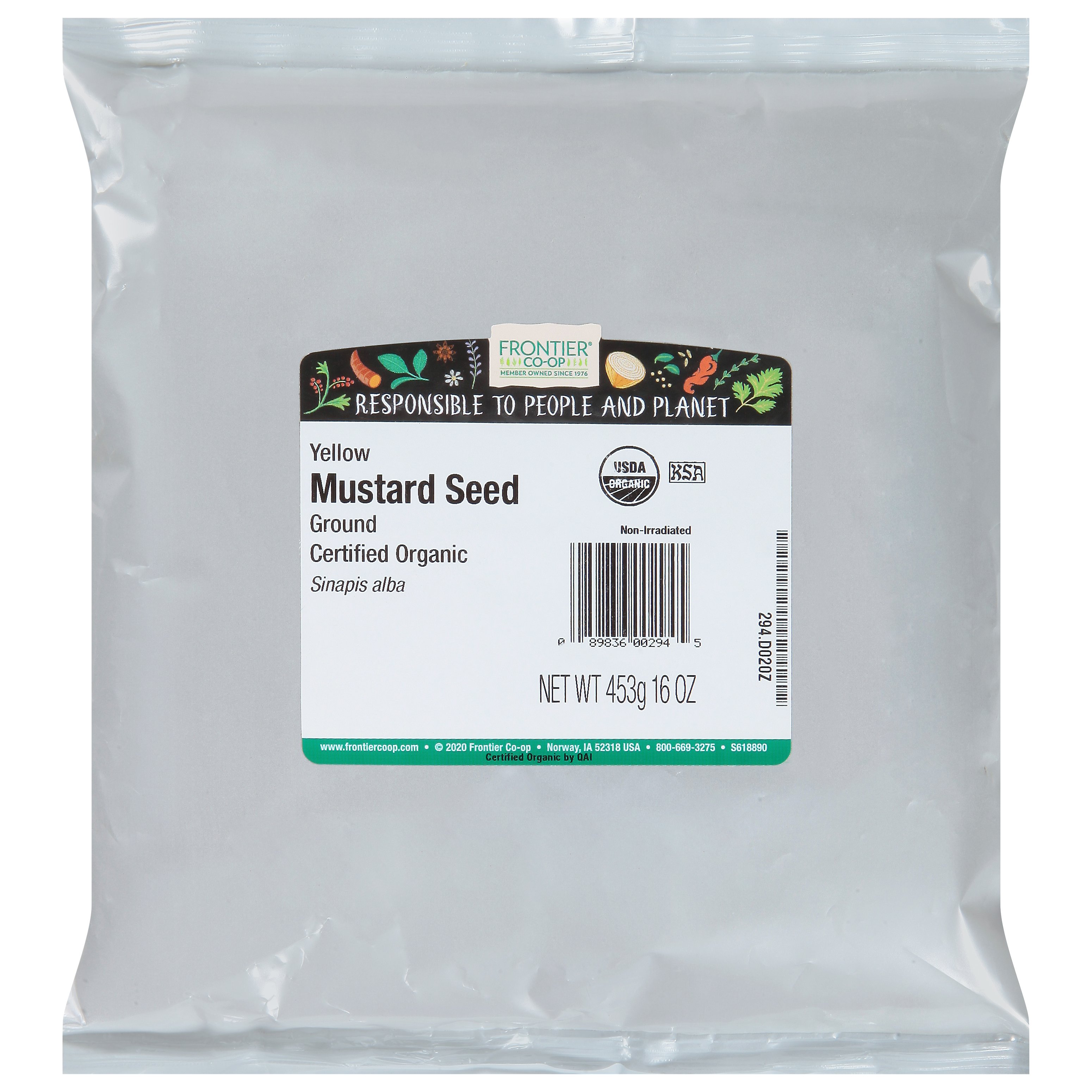 Frontier Co-op Yellow Ground Mustard Seed