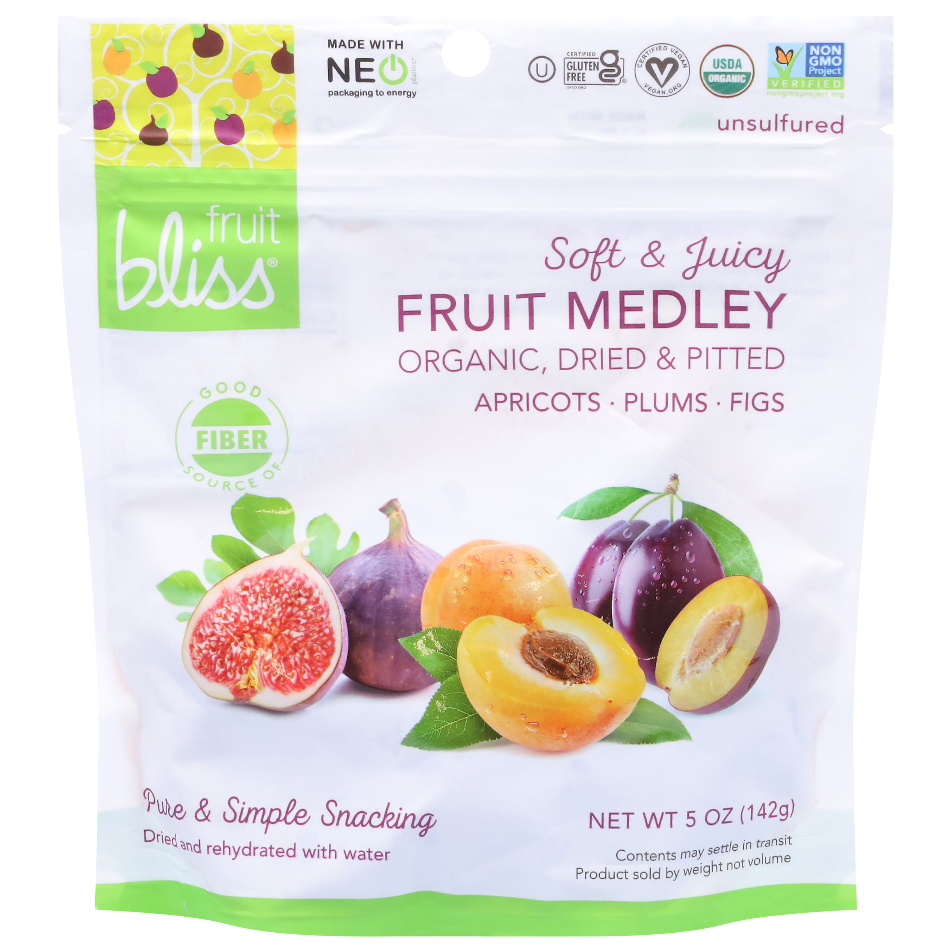 Fruit Bliss Dried & Pitted Organic Fruit Medley