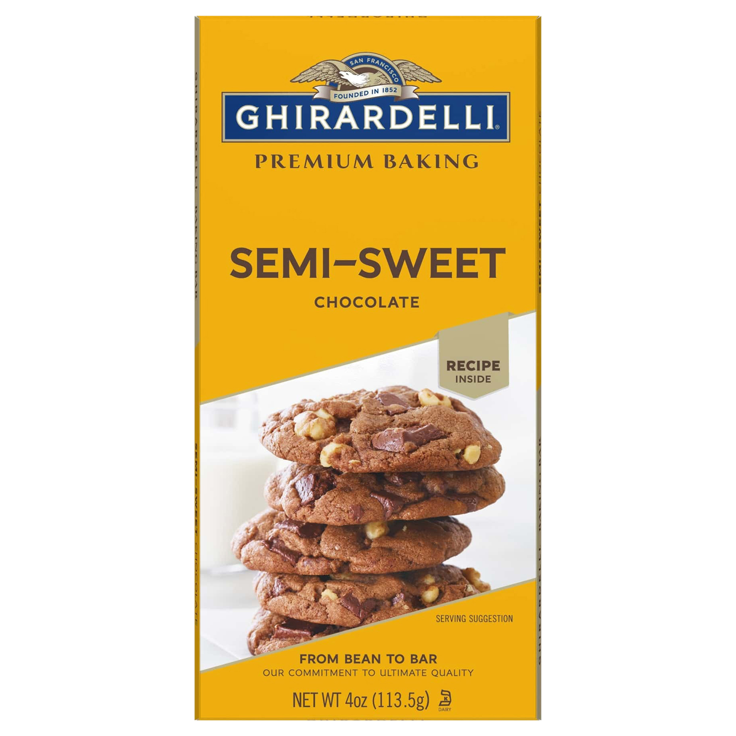 Premium Semi-Sweet Chocolate Baking Bar,