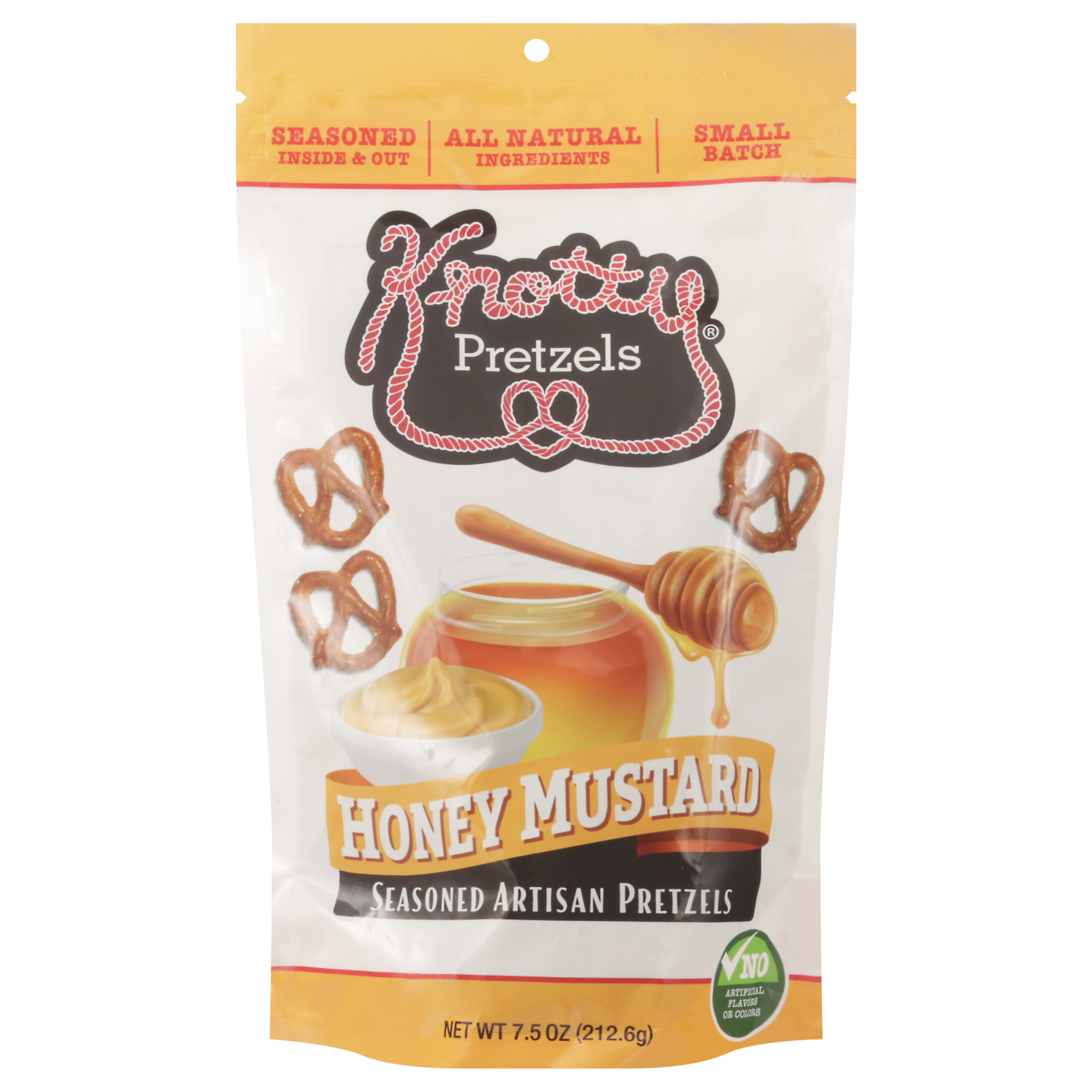 Knotty Pretzels Seasn Artisan Honey Mustard Pretzels