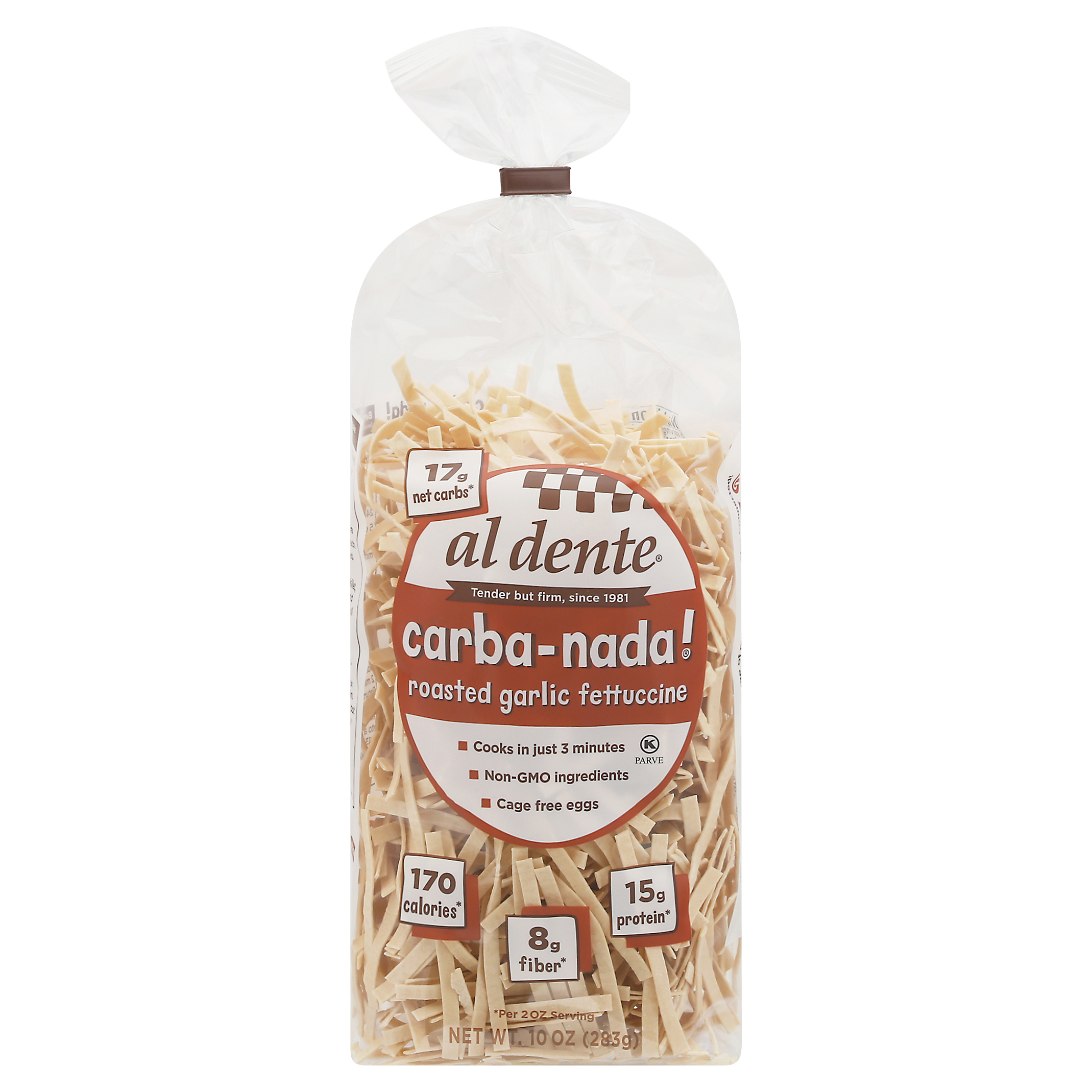 Al Dente Roasted Garlic Fettuccine